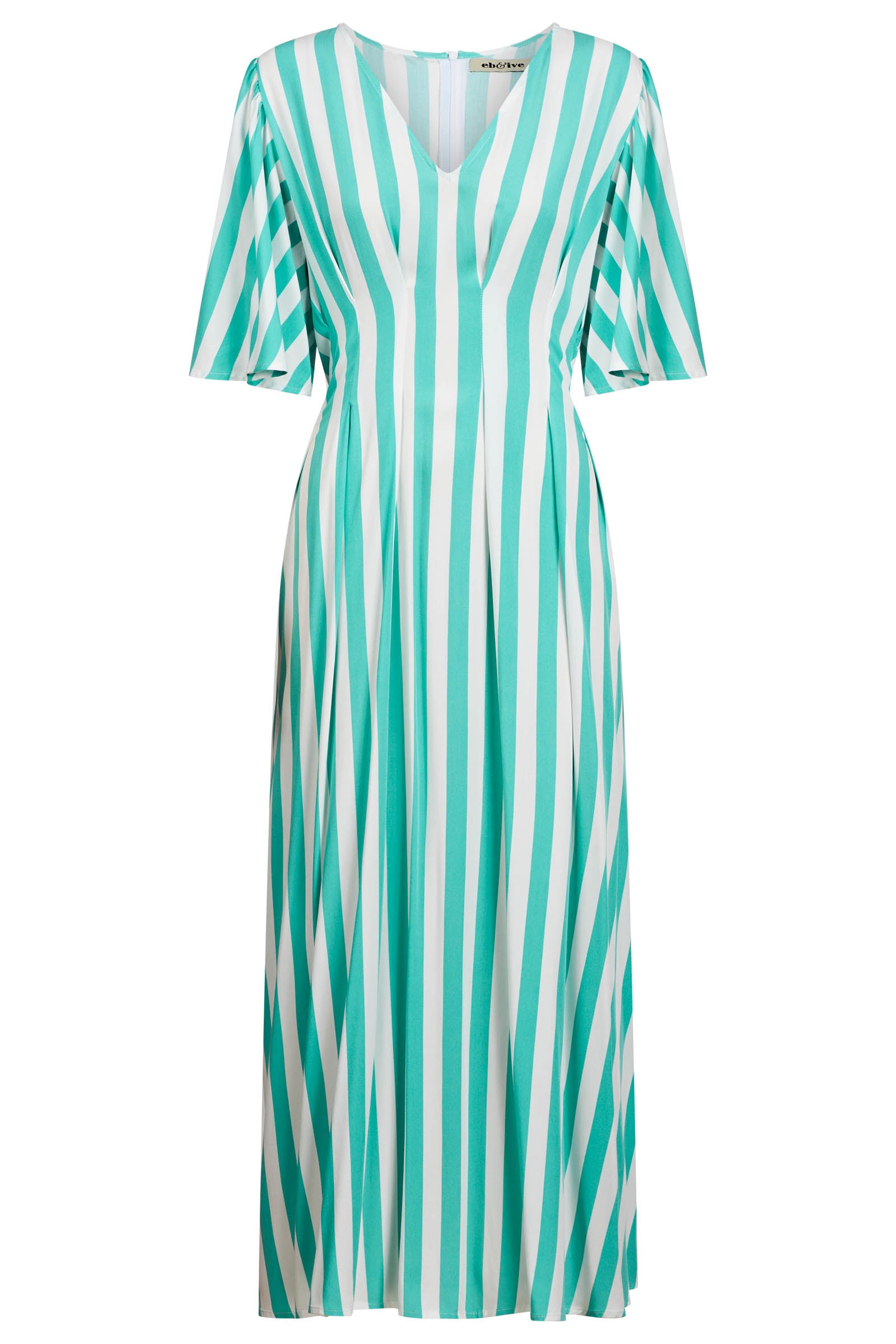 Treville Stripe Maxi Dress - Aqua
