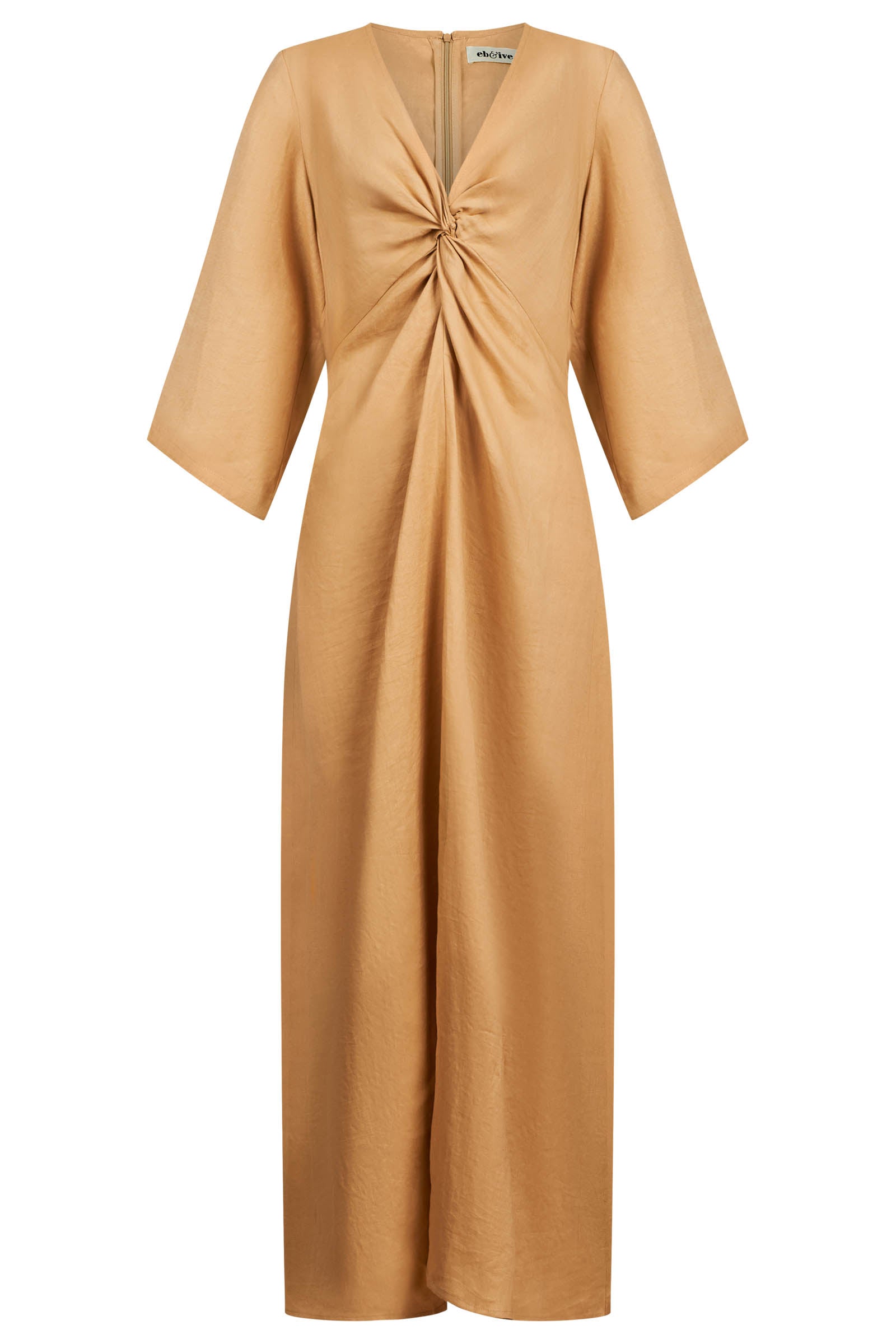 Miramar Twist Maxi Dress - Camel
