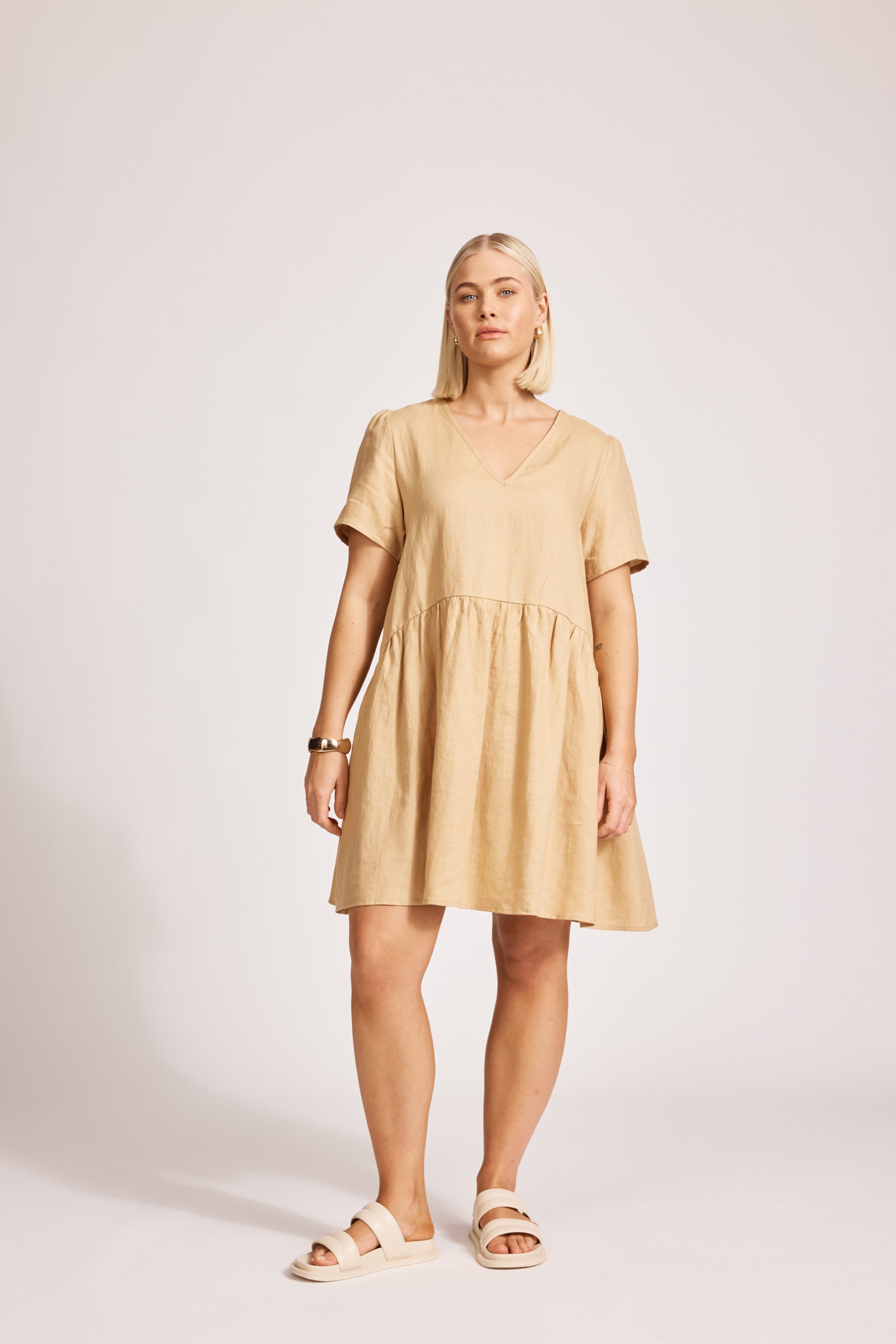 Miramar Midi Dress - Camel