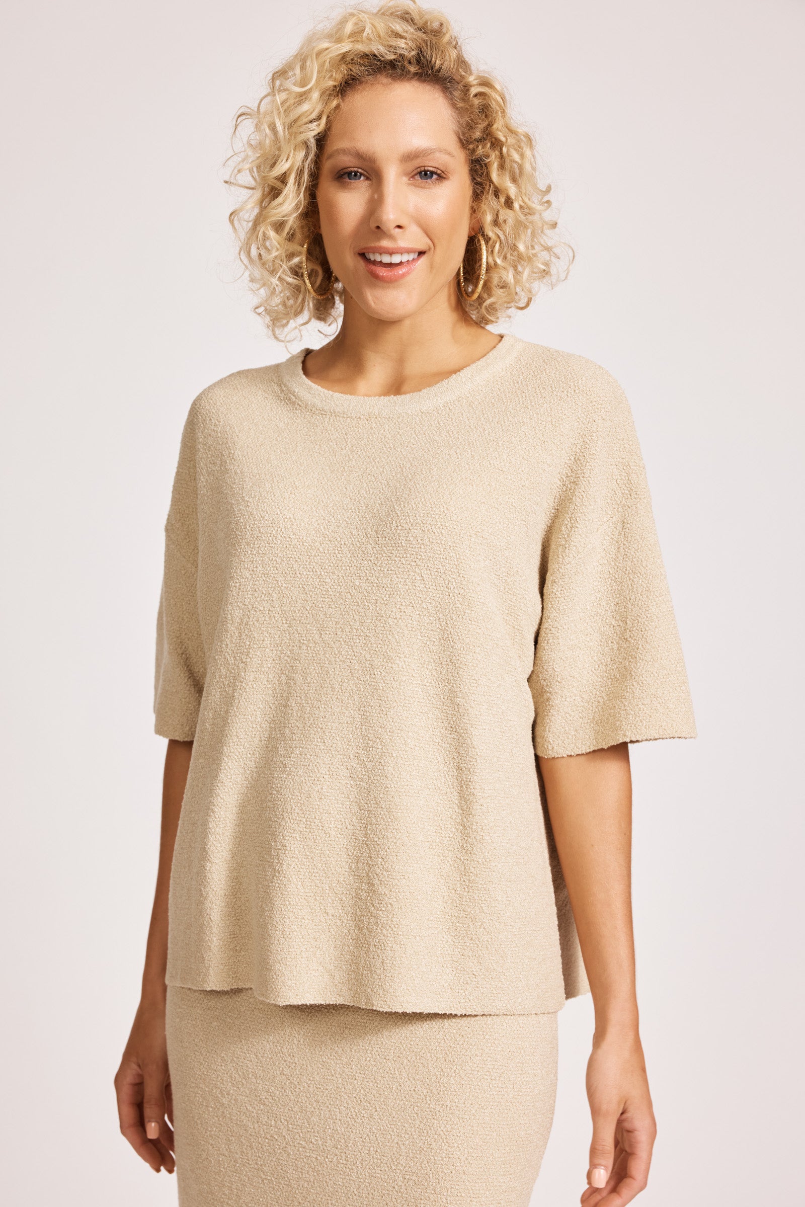 Alcazar Knit Top - Clay