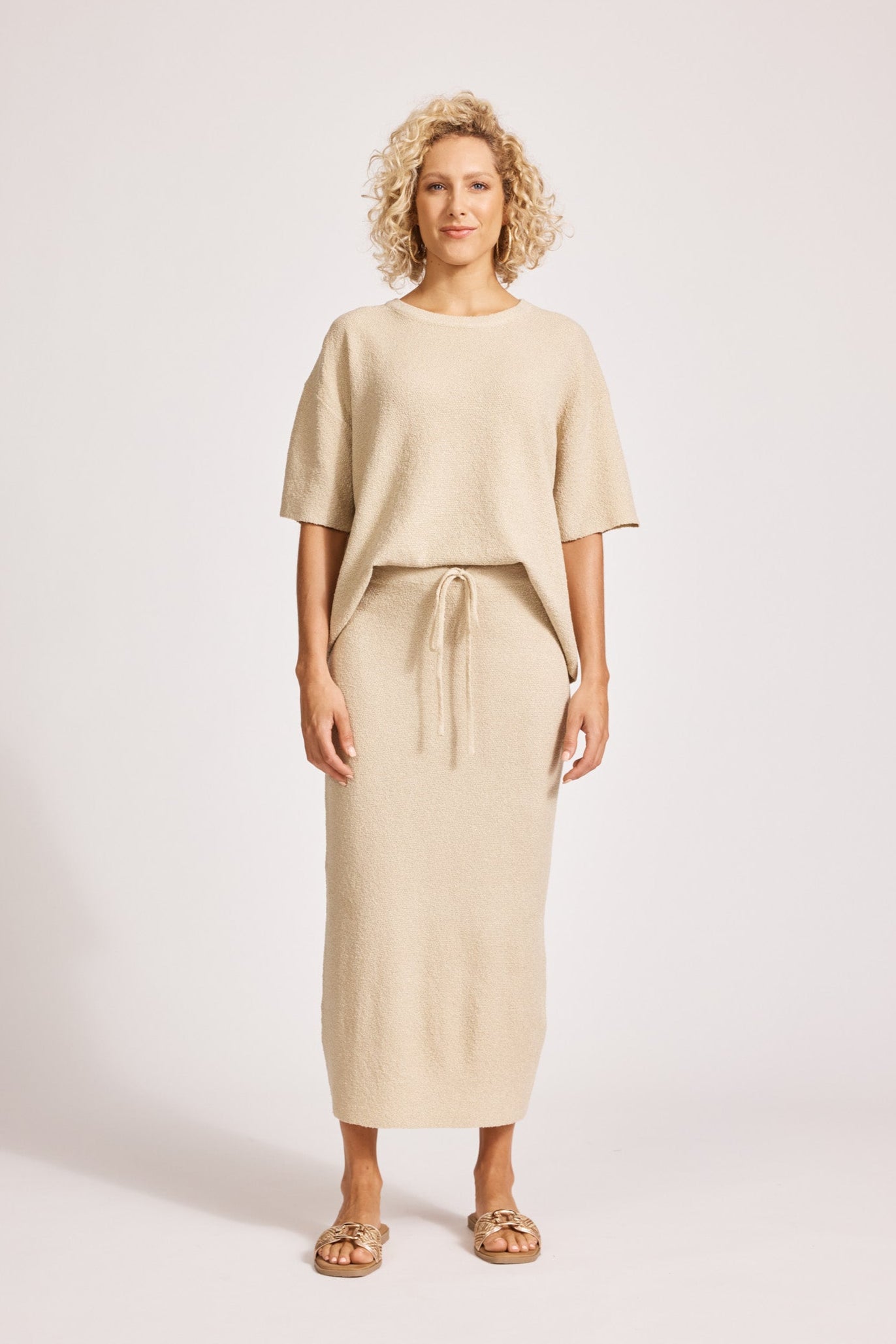 Alcazar Knit Skirt - Clay