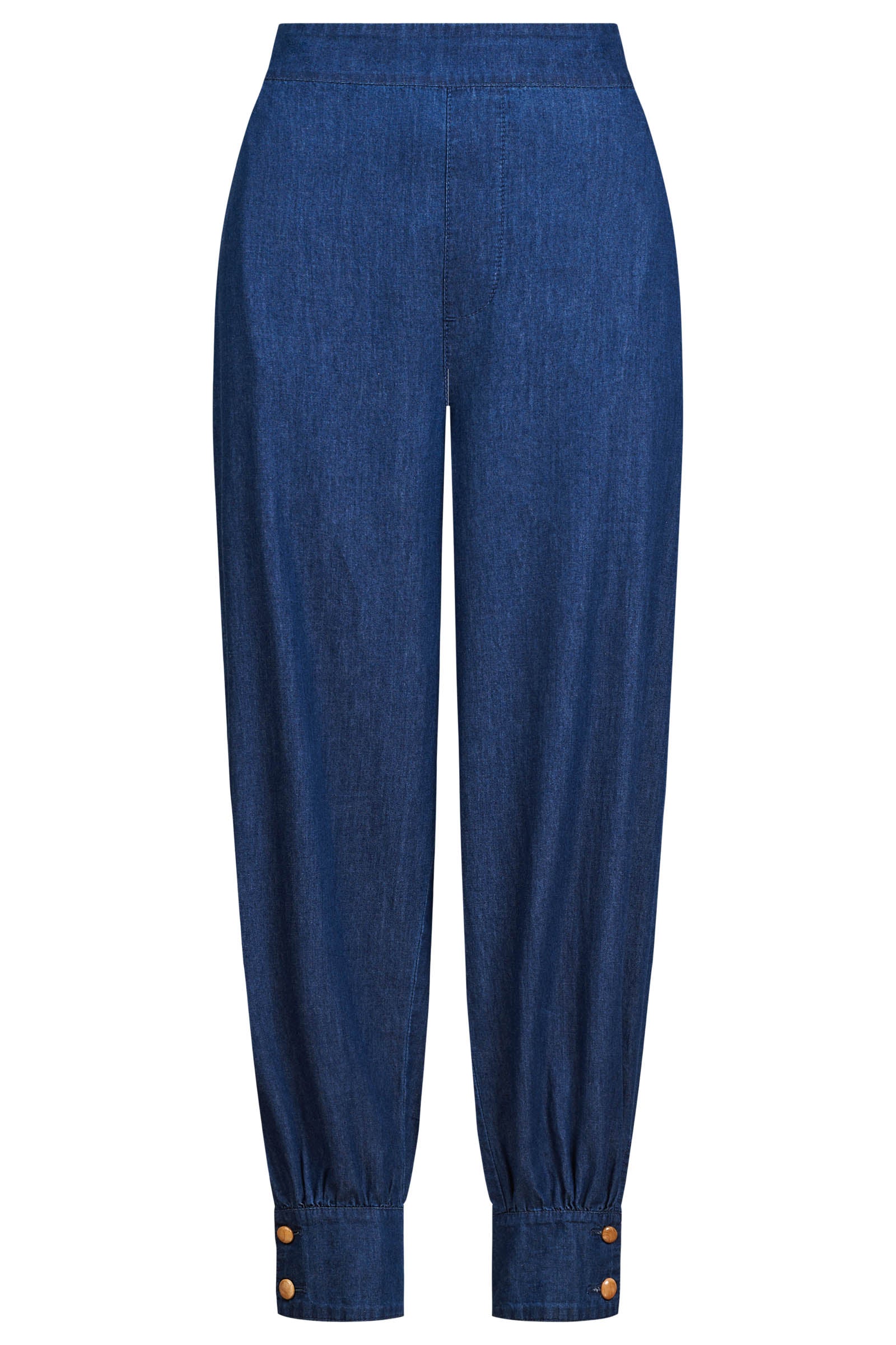 Melenia Denim Crop Pant - Indigo