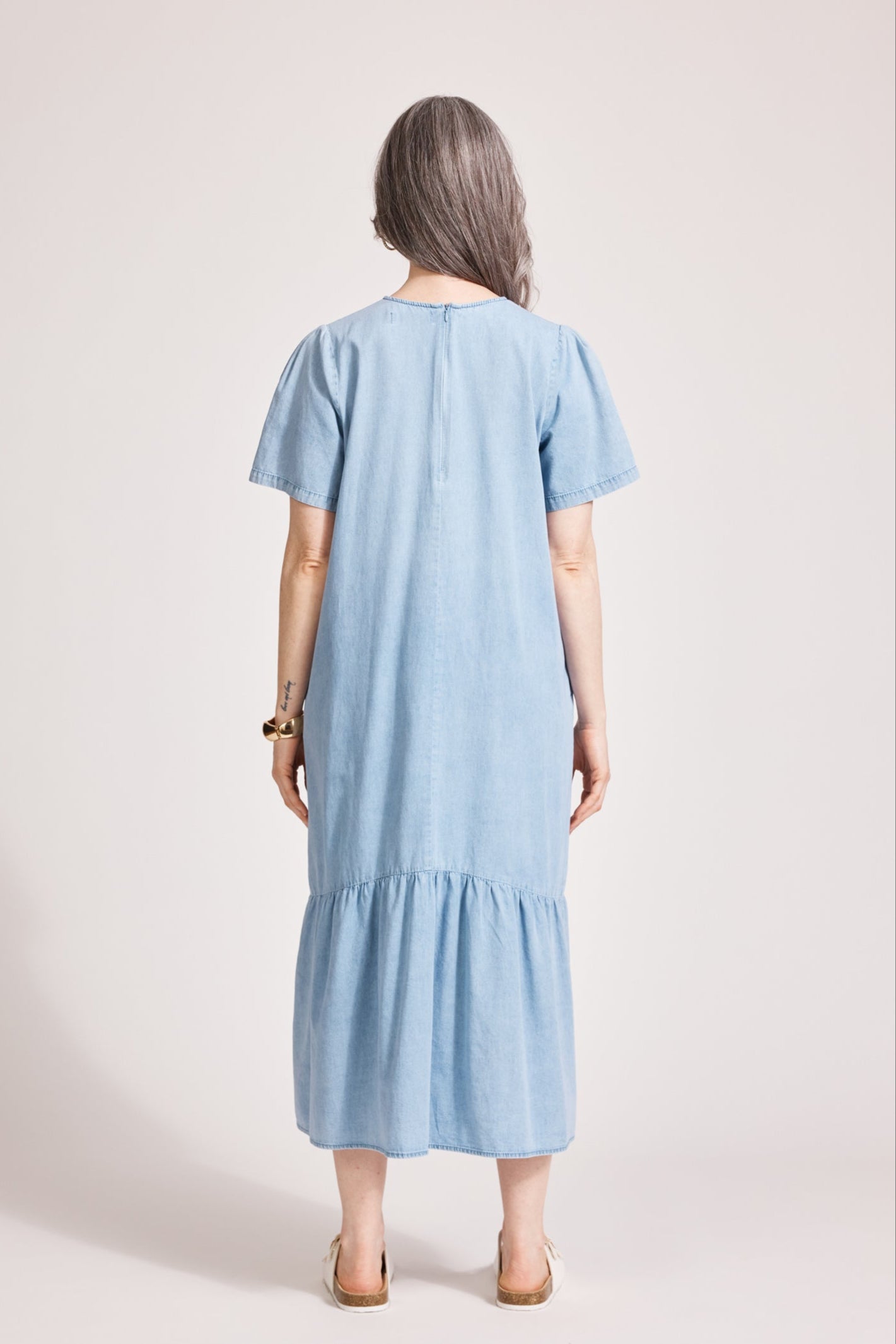 Melenia Denim Dress - Denim