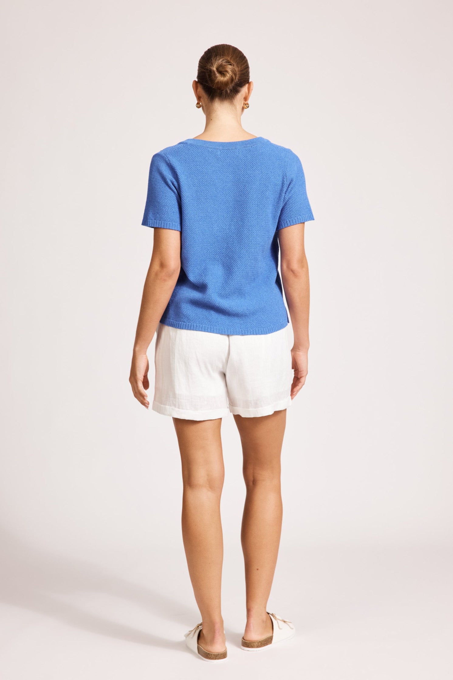 Artemis V Knit Top - Aegean