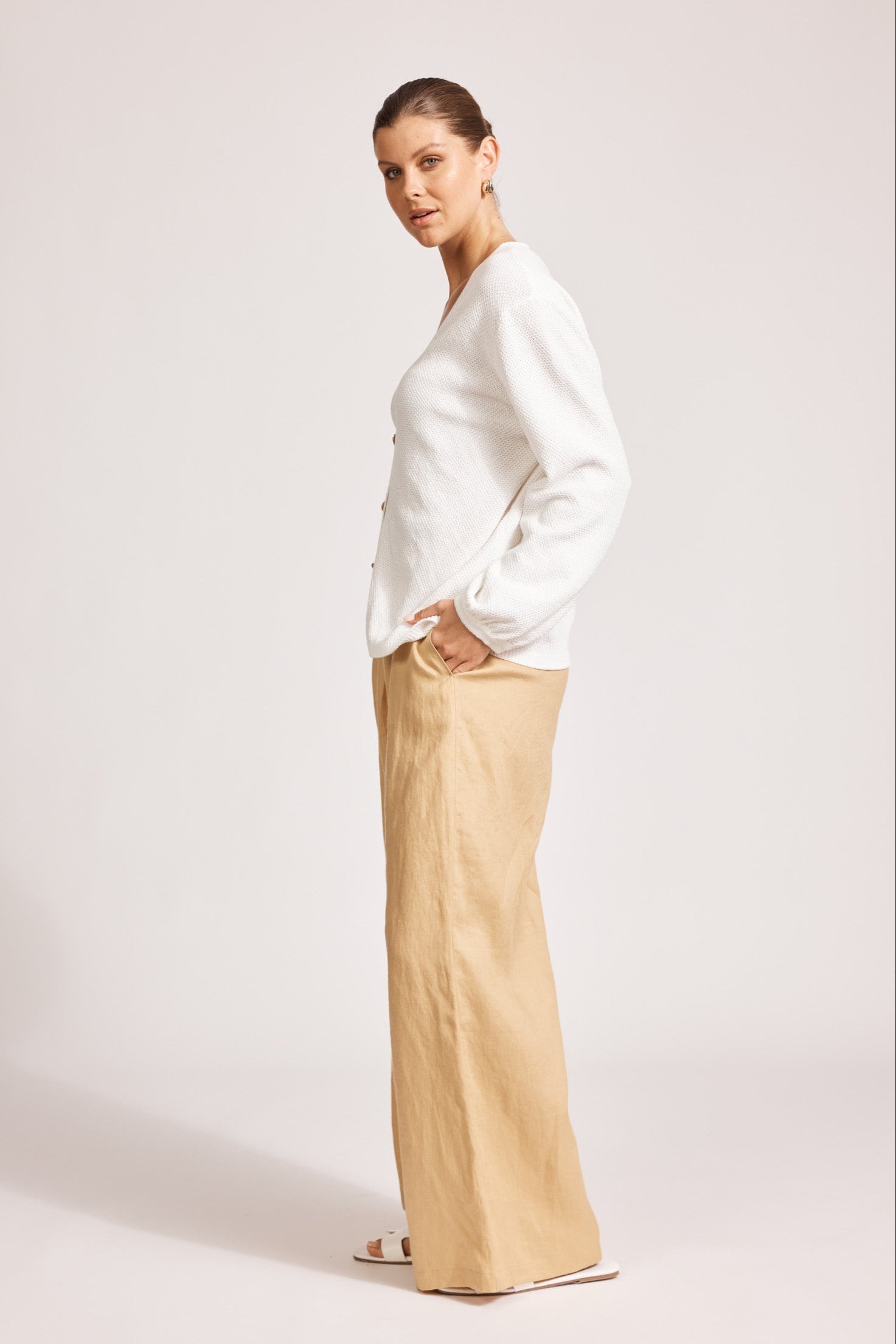 Artemis Knit Cardigan - White