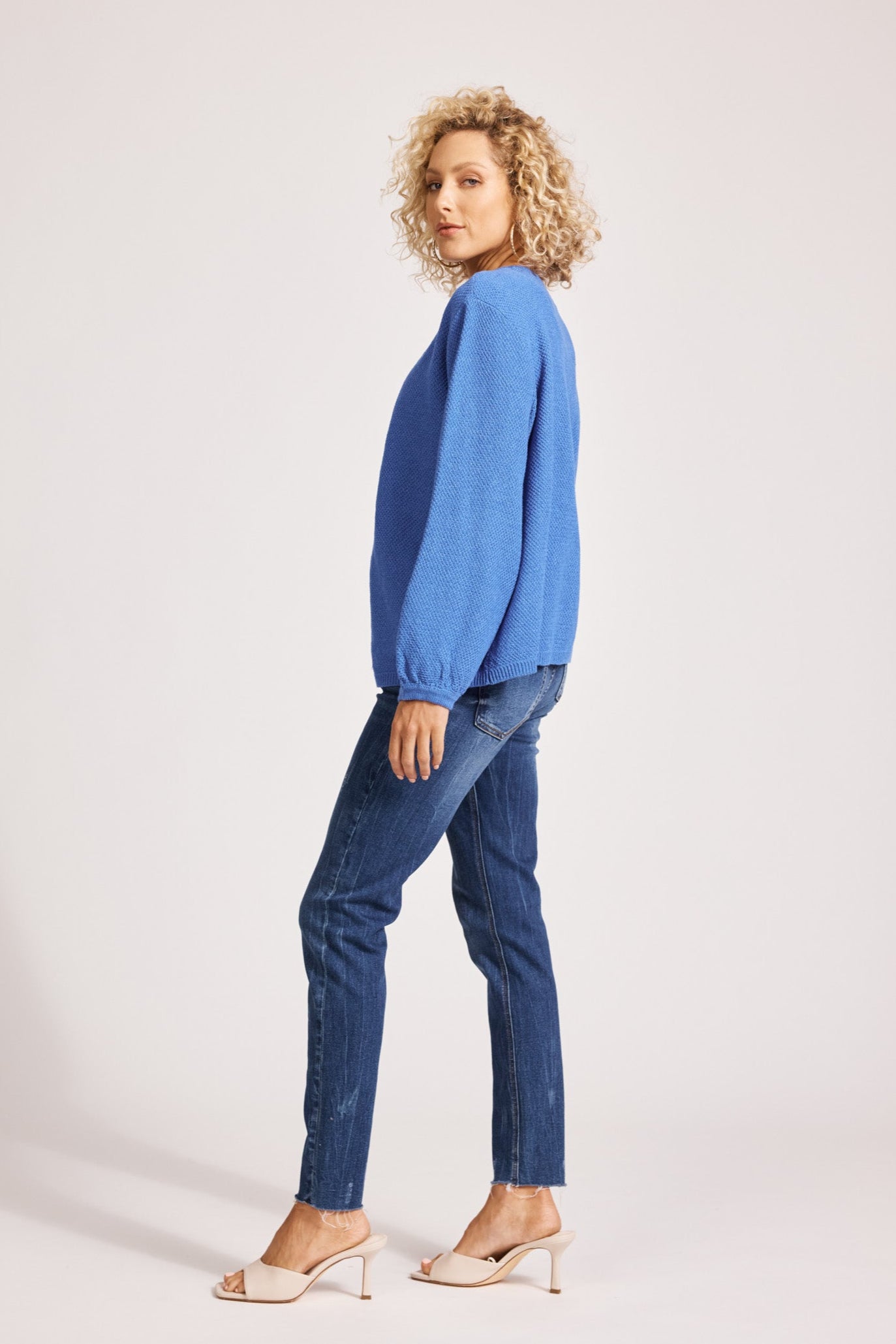 Artemis Knit Cardigan - Aegean