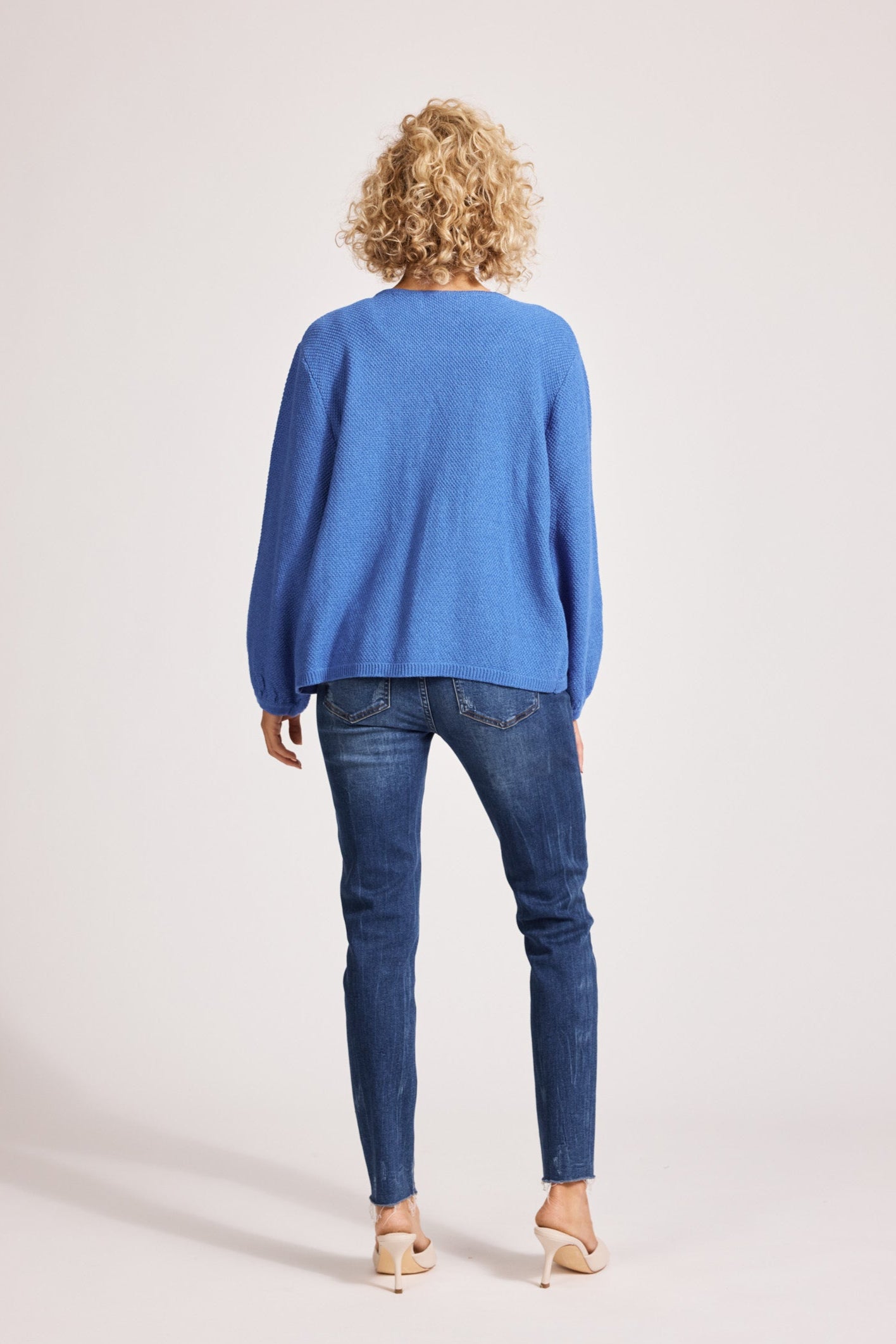 Artemis Knit Cardigan - Aegean