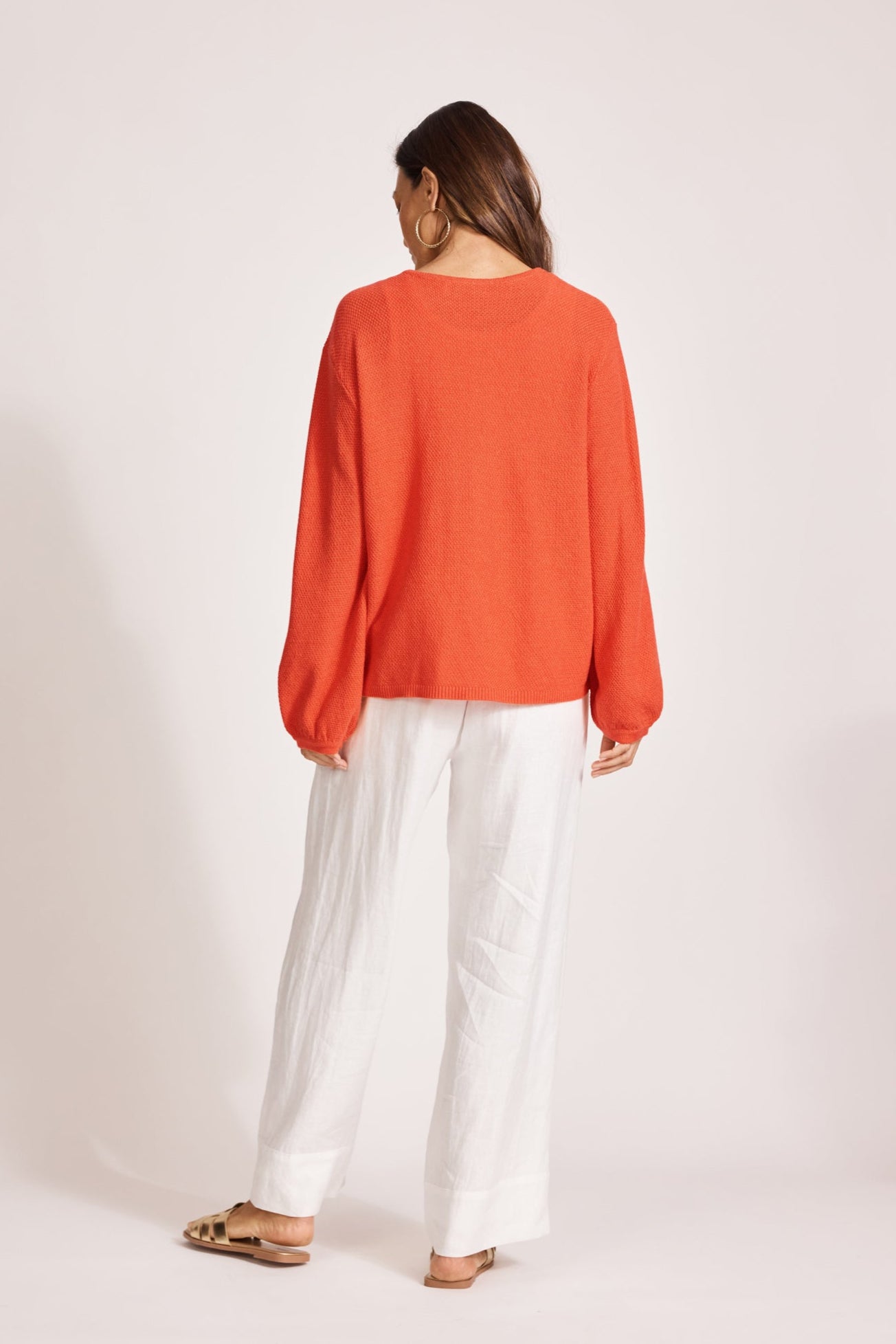 Artemis Knit Cardigan - Coral