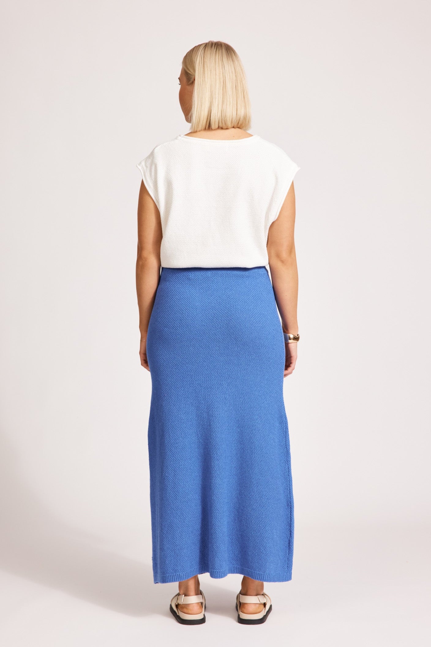 Artemis Knit Skirt - Aegean