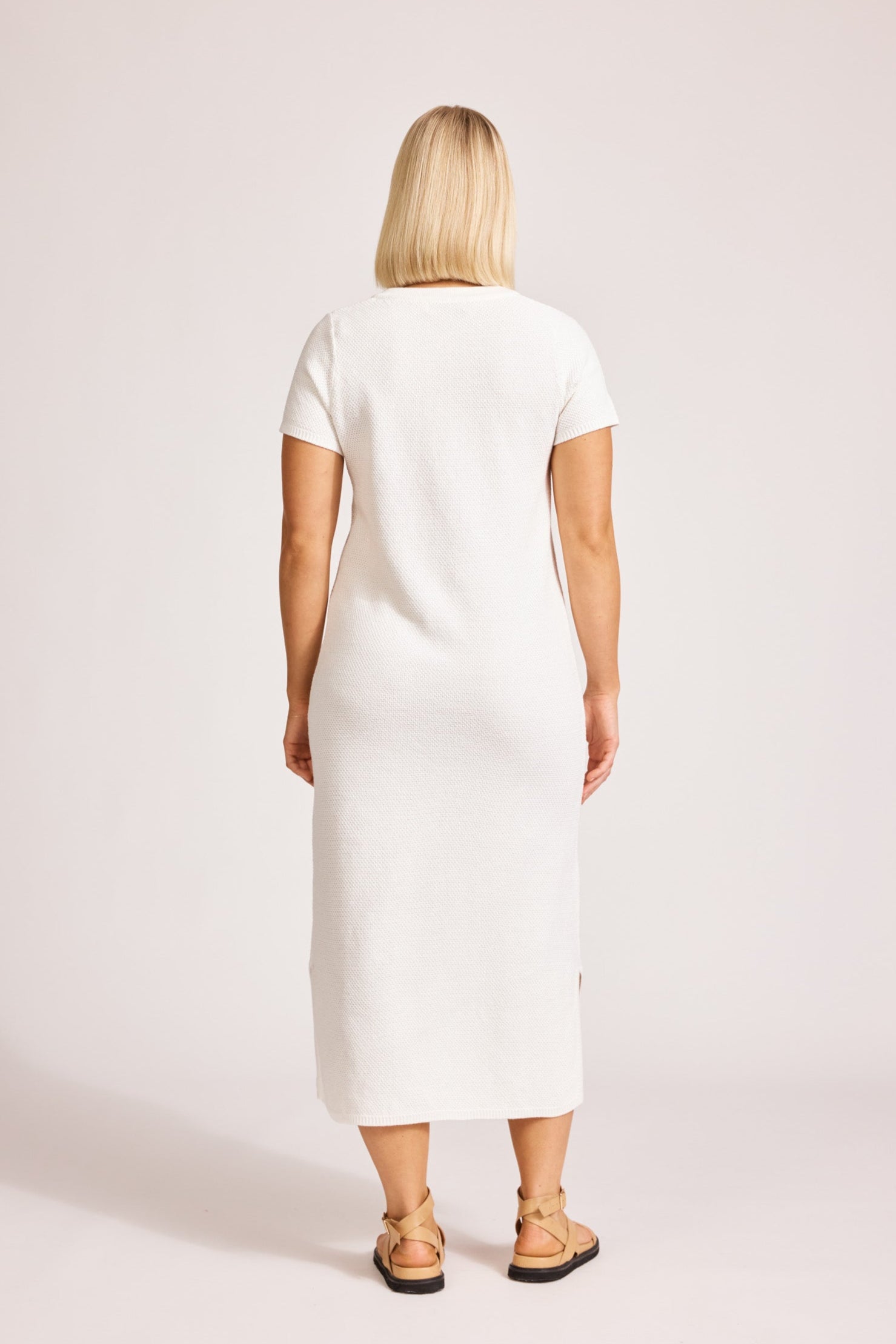 Artemis V Knit Dress - White