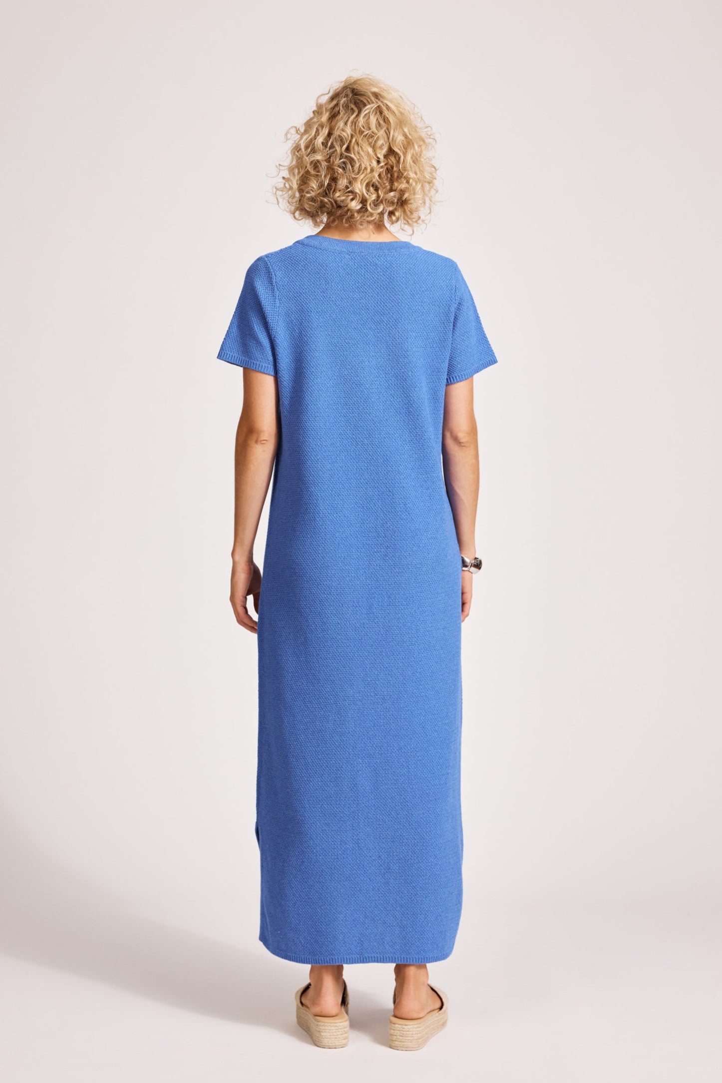 Artemis V Knit Dress - Aegean
