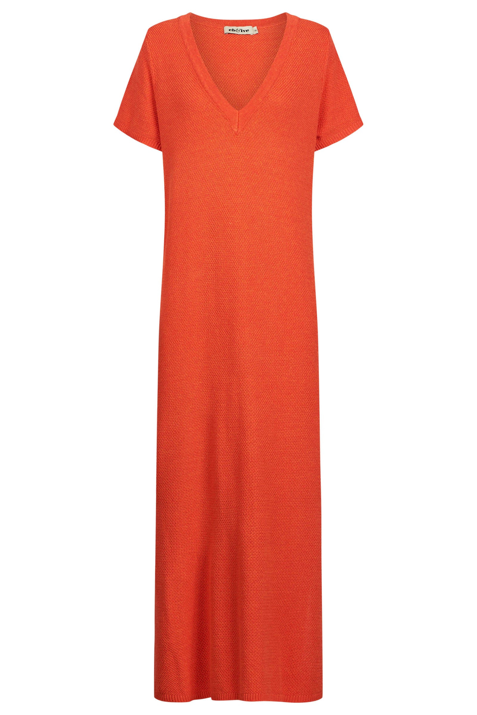 Artemis V Knit Dress - Coral
