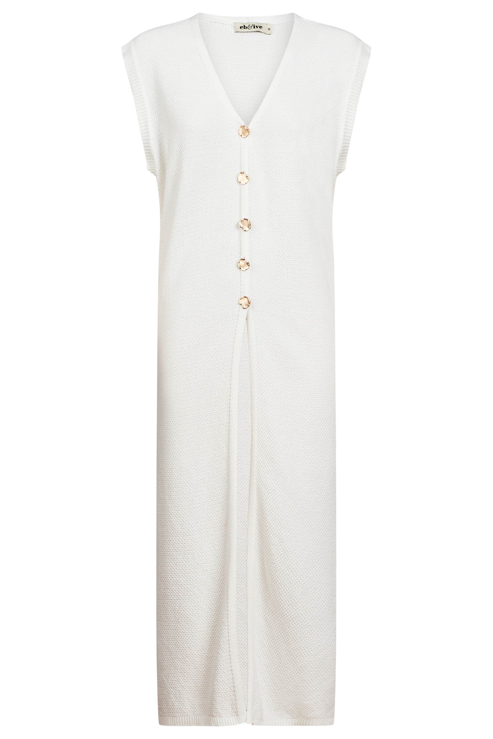 Artemis Knit Vest - White