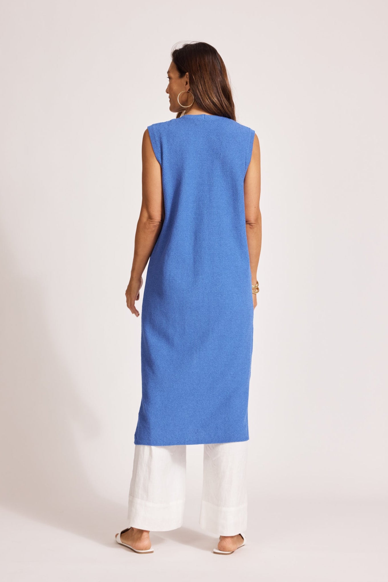 Artemis Knit Vest - Aegean