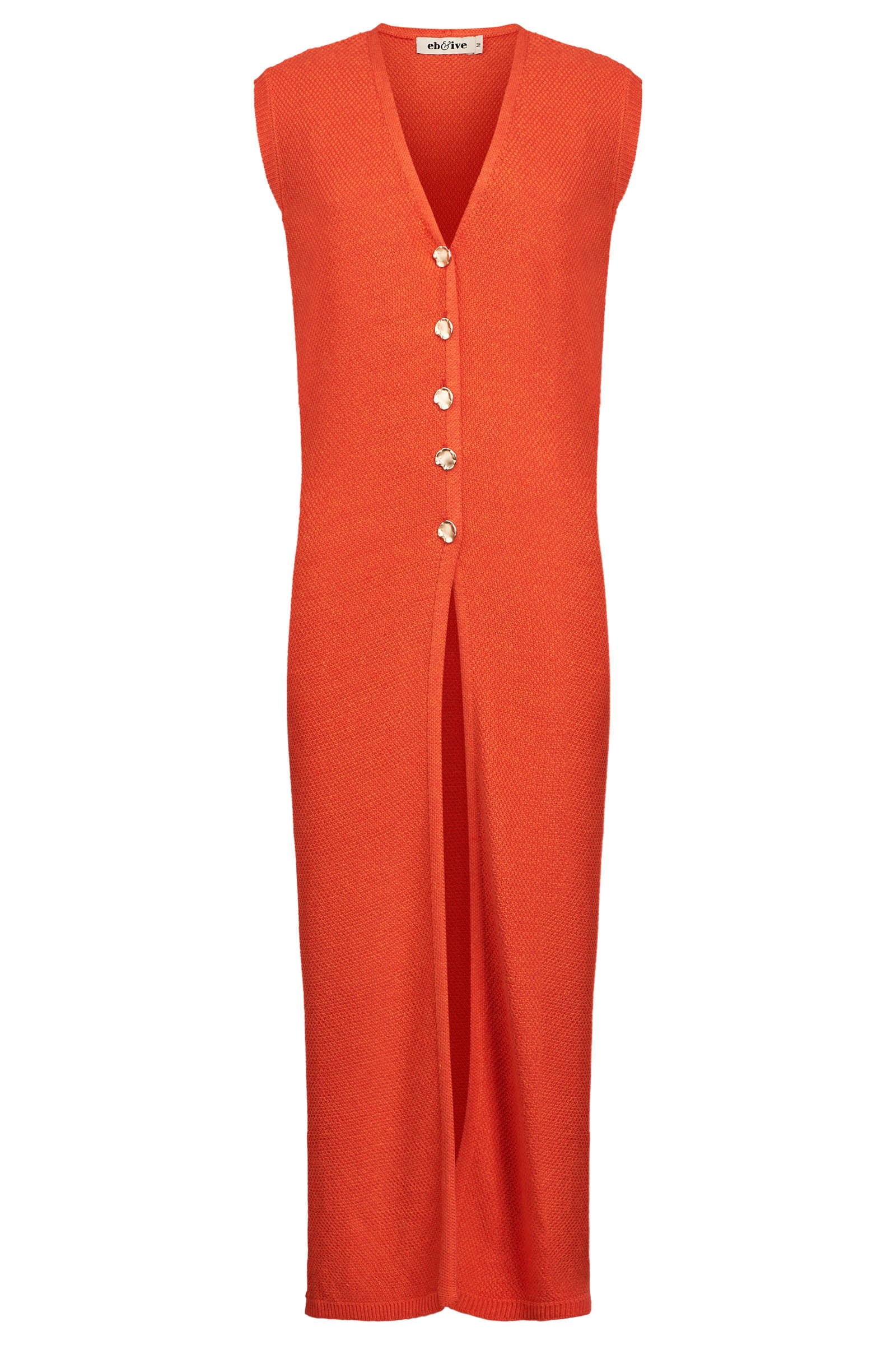 Artemis Knit Vest - Coral