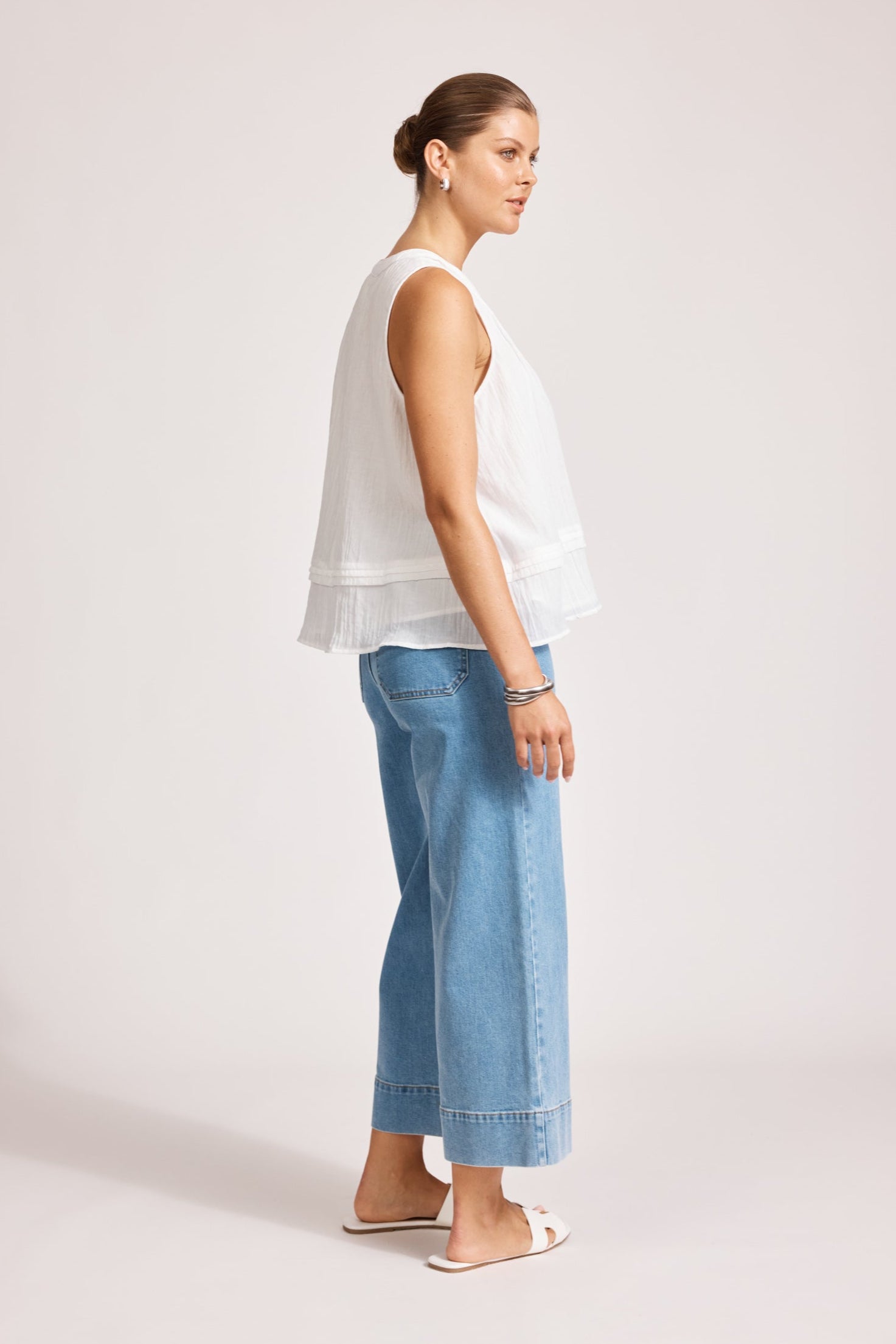 Orsula Tank - White