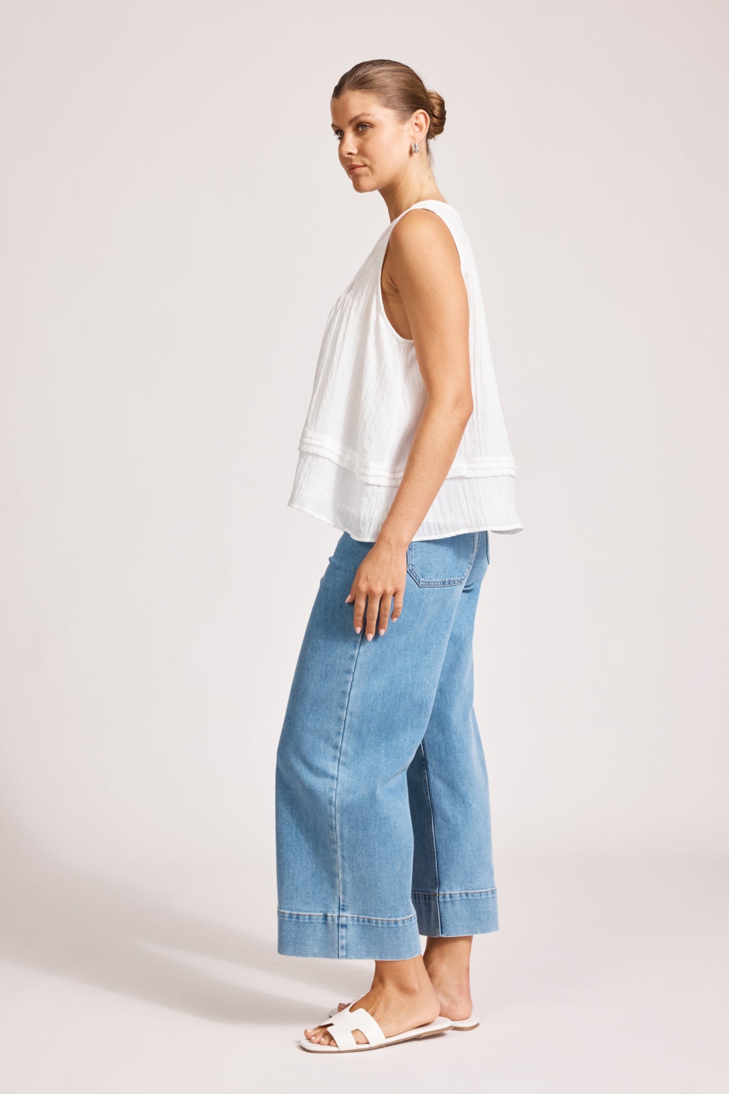 Orsula Tank - White