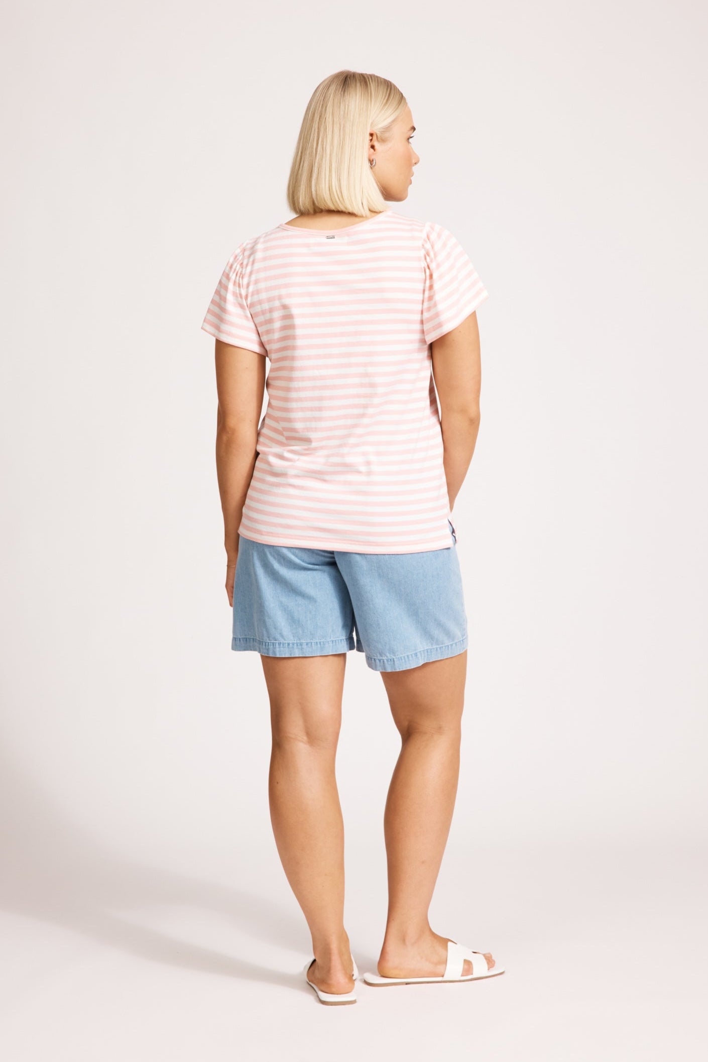 Margherita Stripe Tshirt - Cameo