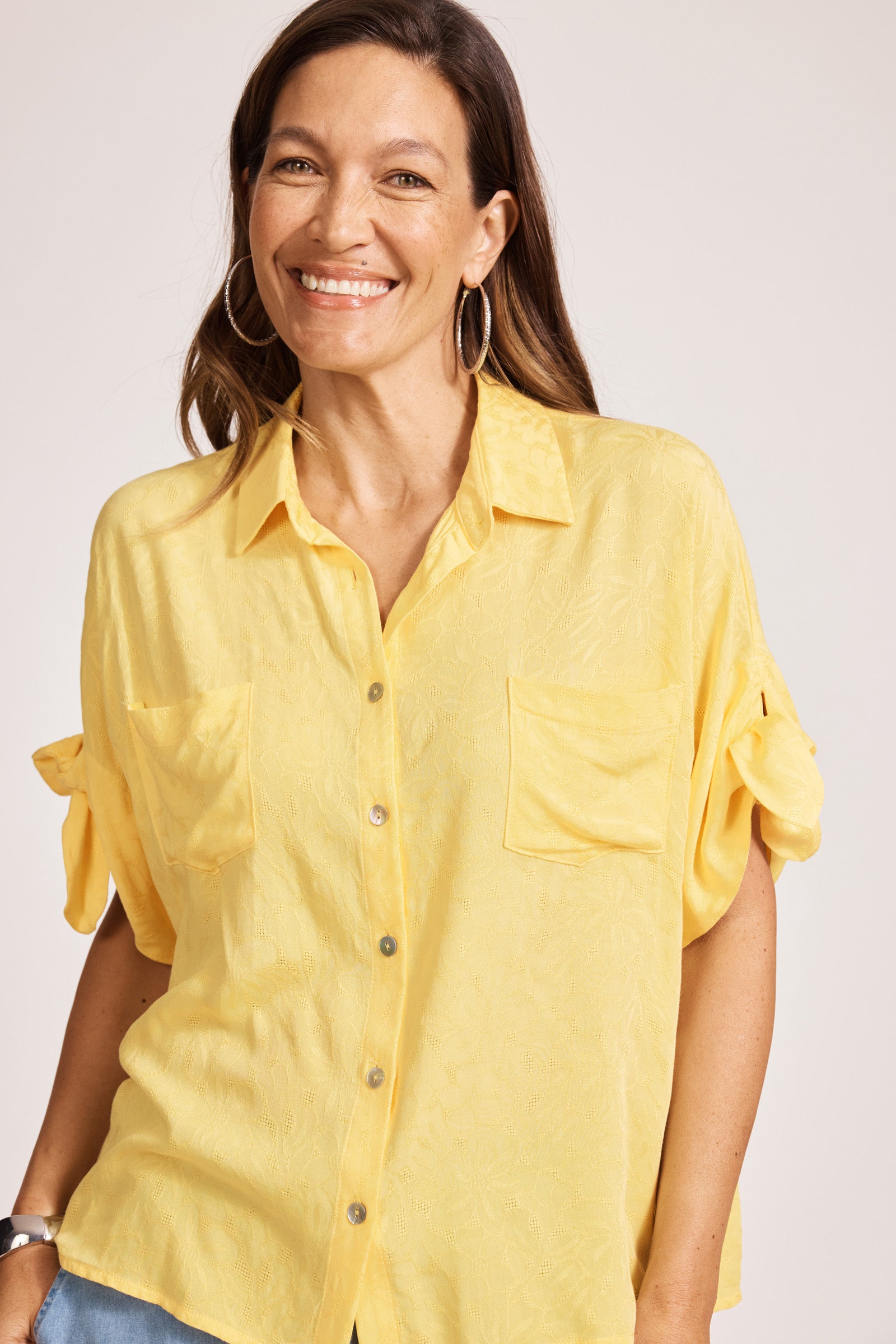 Parisio Tie Shirt - Citrine
