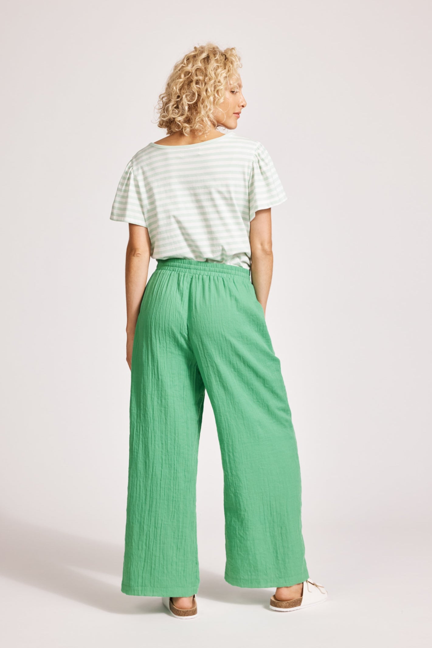 Orsula Crop Pant - Jade
