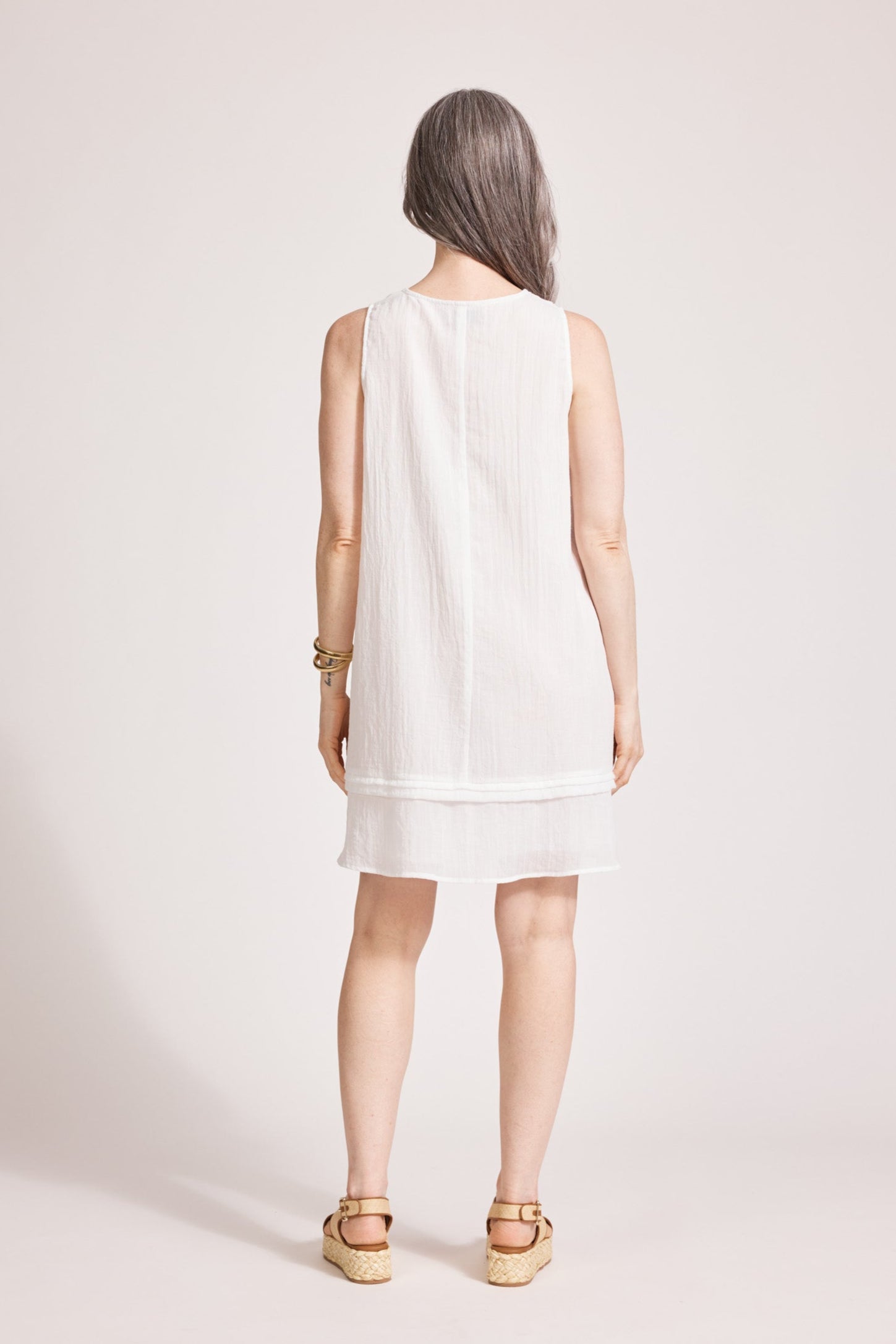 Orsula Tank Dress - White