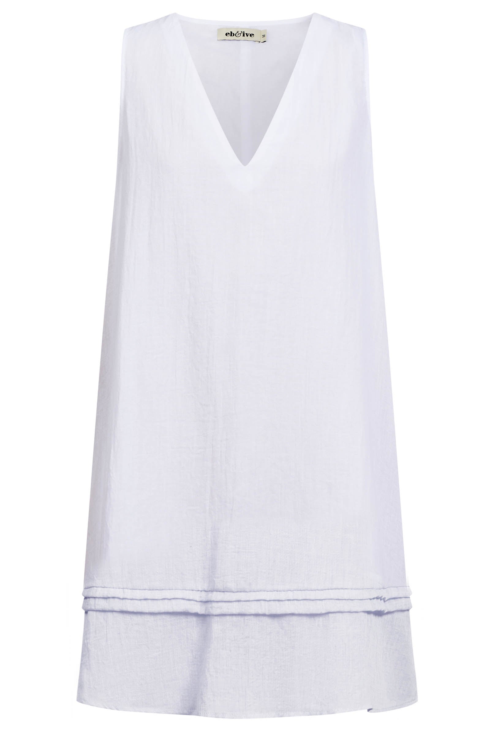 Orsula Tank Dress - White