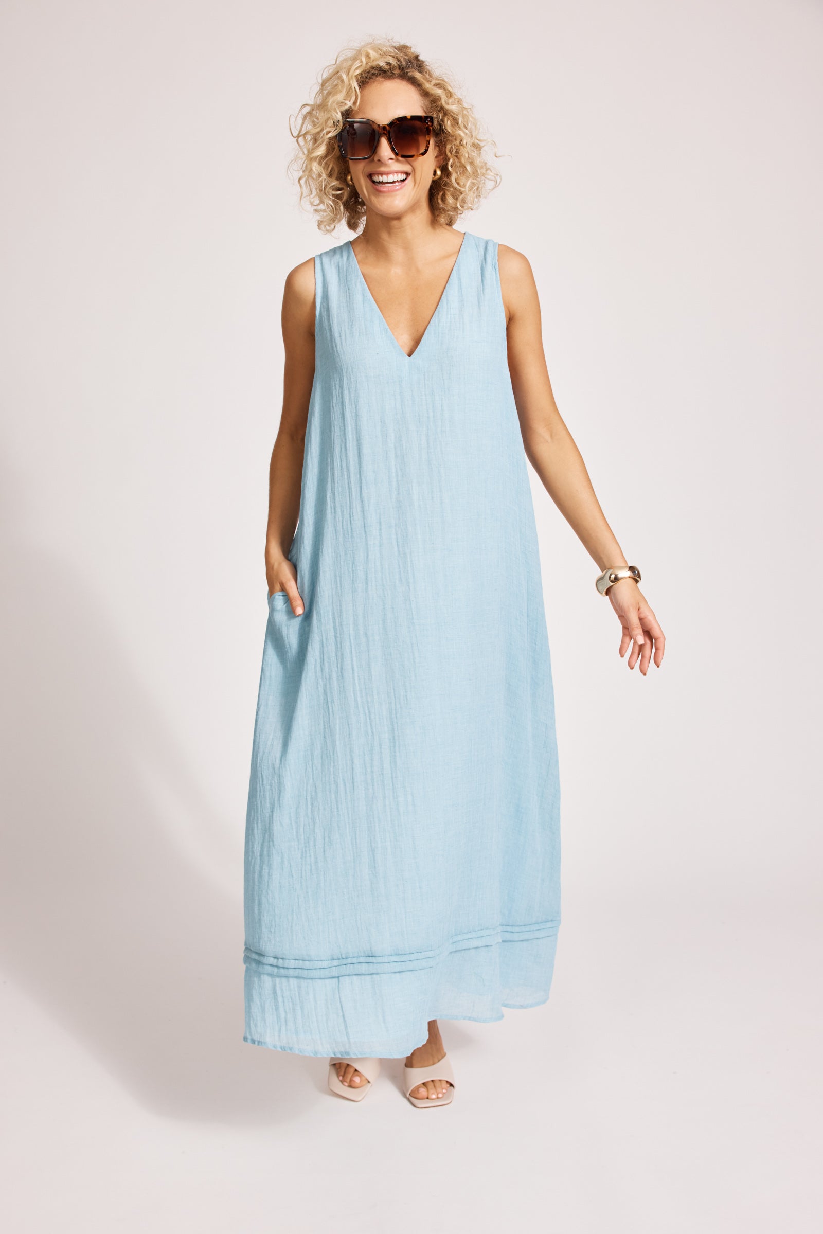Orsula Tank Maxi Dress - Nimbus