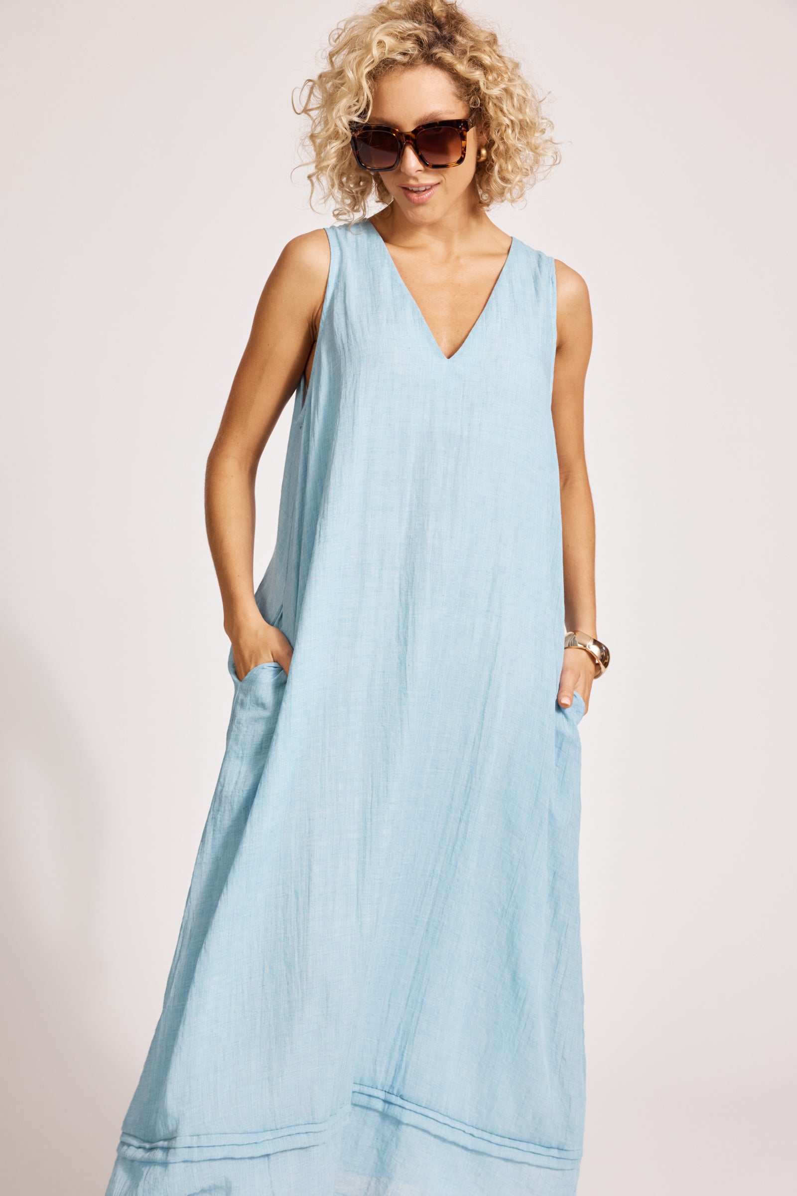 Orsula Tank Maxi Dress - Nimbus