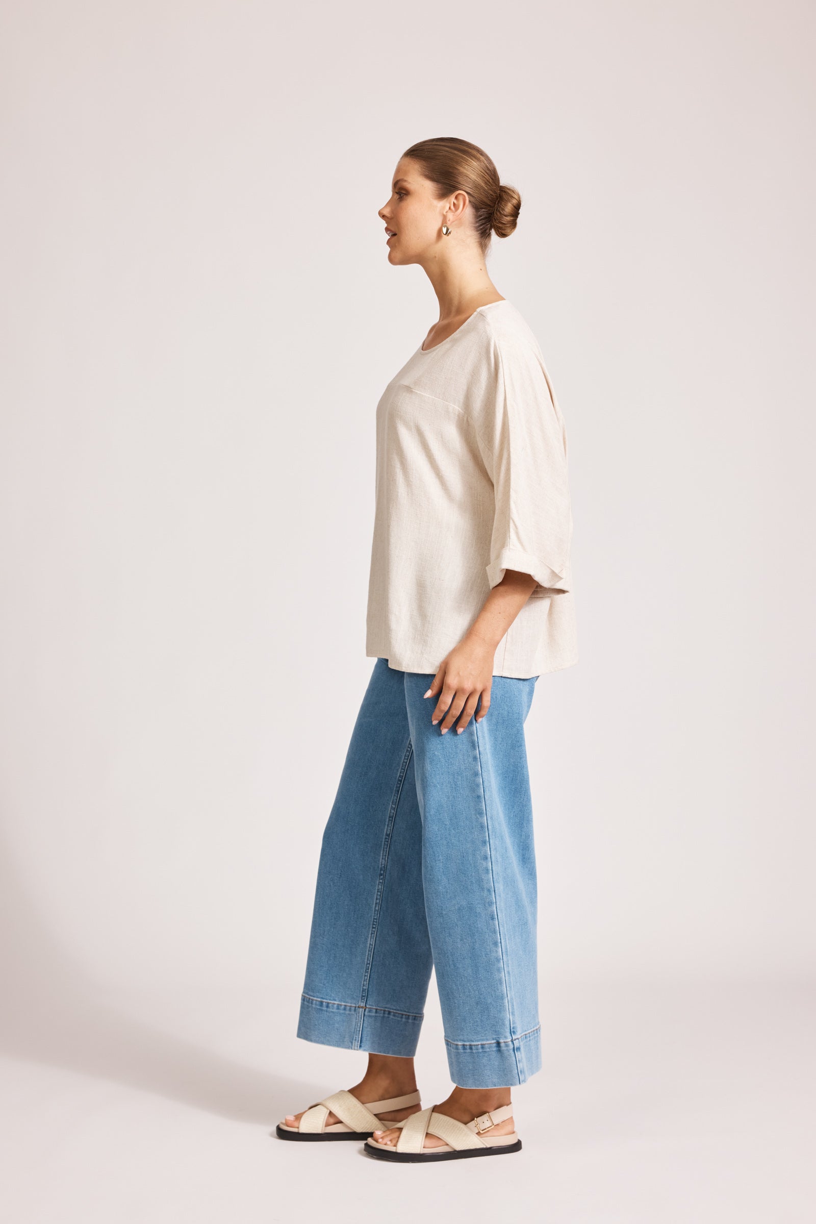 Alesia Relaxed Top - Tusk