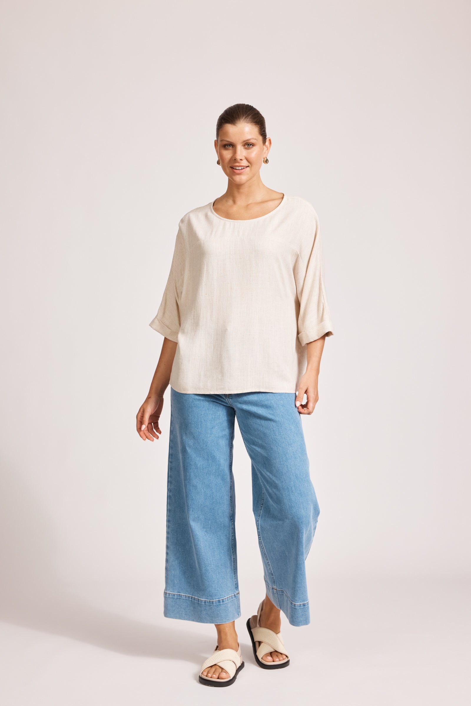 Alesia Relaxed Top - Tusk