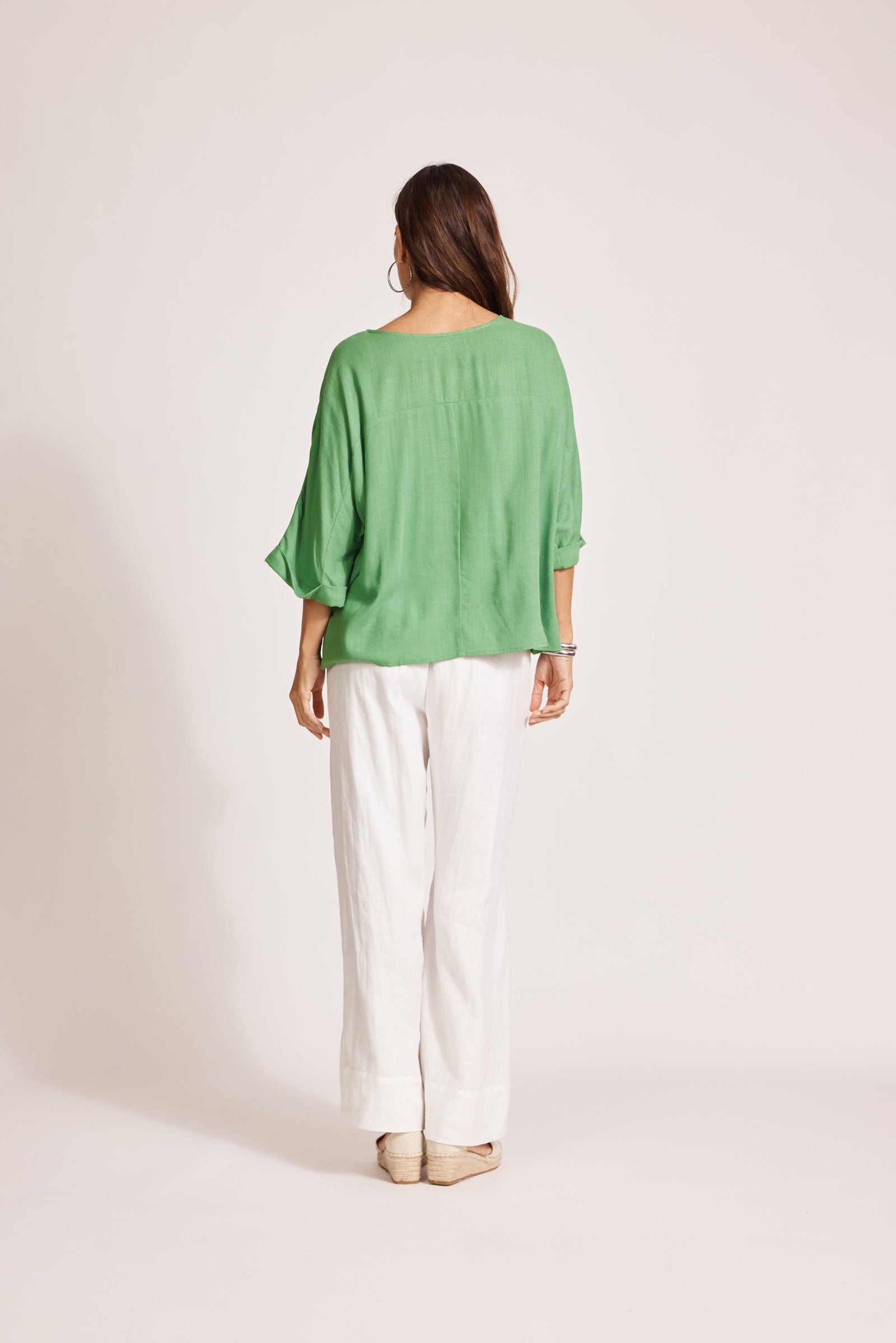 Alesia Relaxed Top - Jade