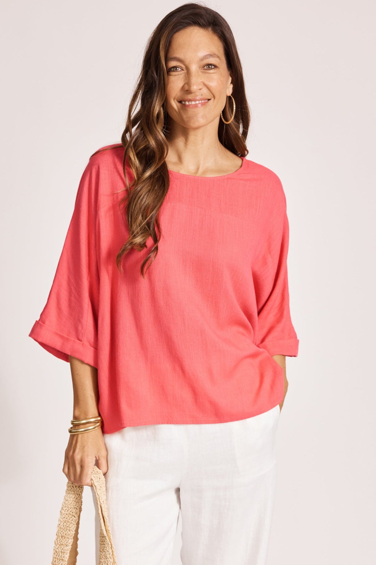 Alesia Relaxed Top - Melon