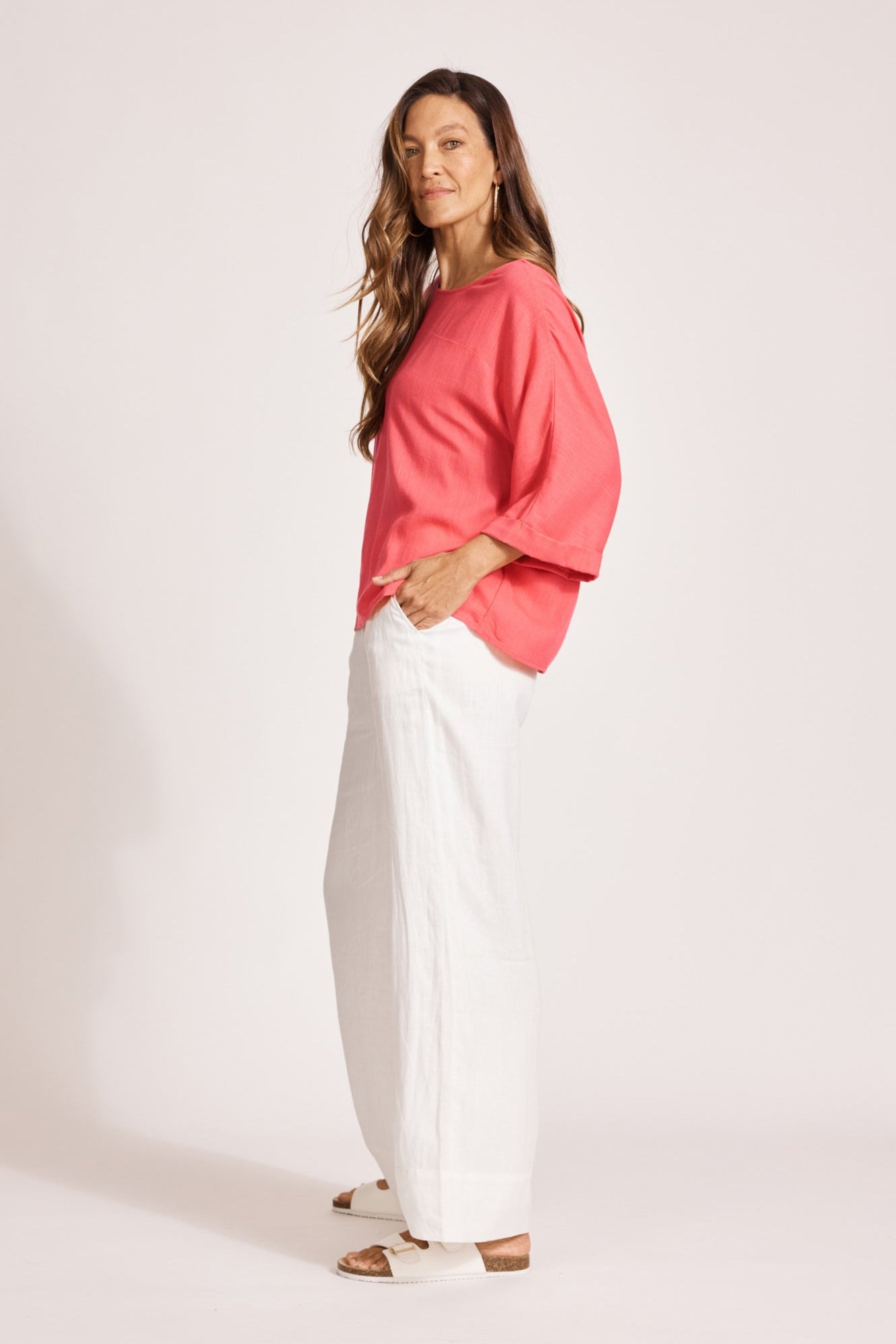 Alesia Relaxed Top - Melon