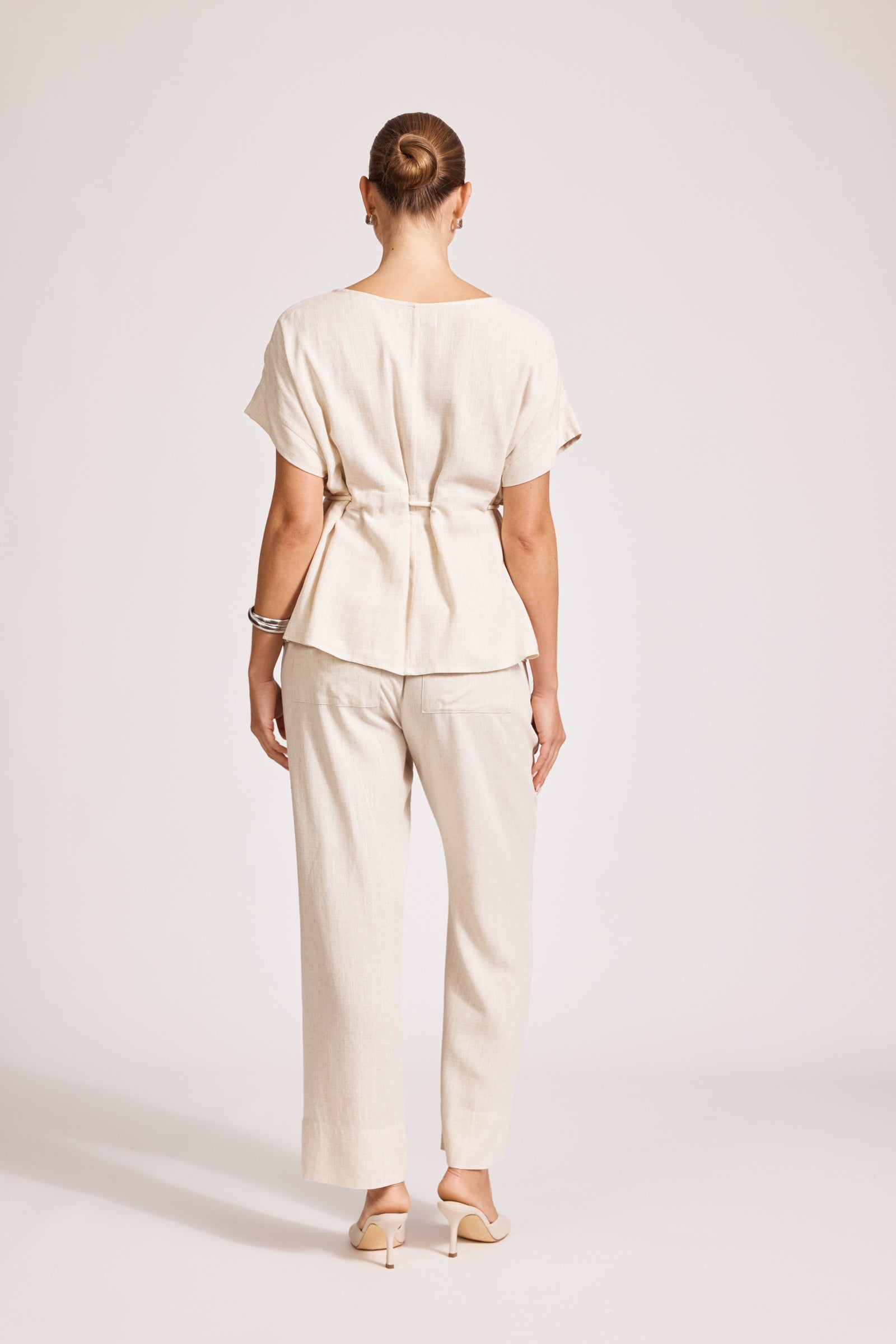 Alesia Rope Tie Top - Tusk
