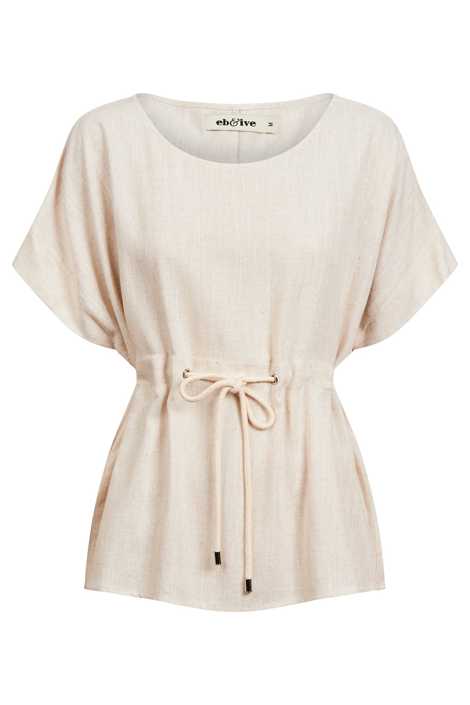 Alesia Rope Tie Top - Tusk