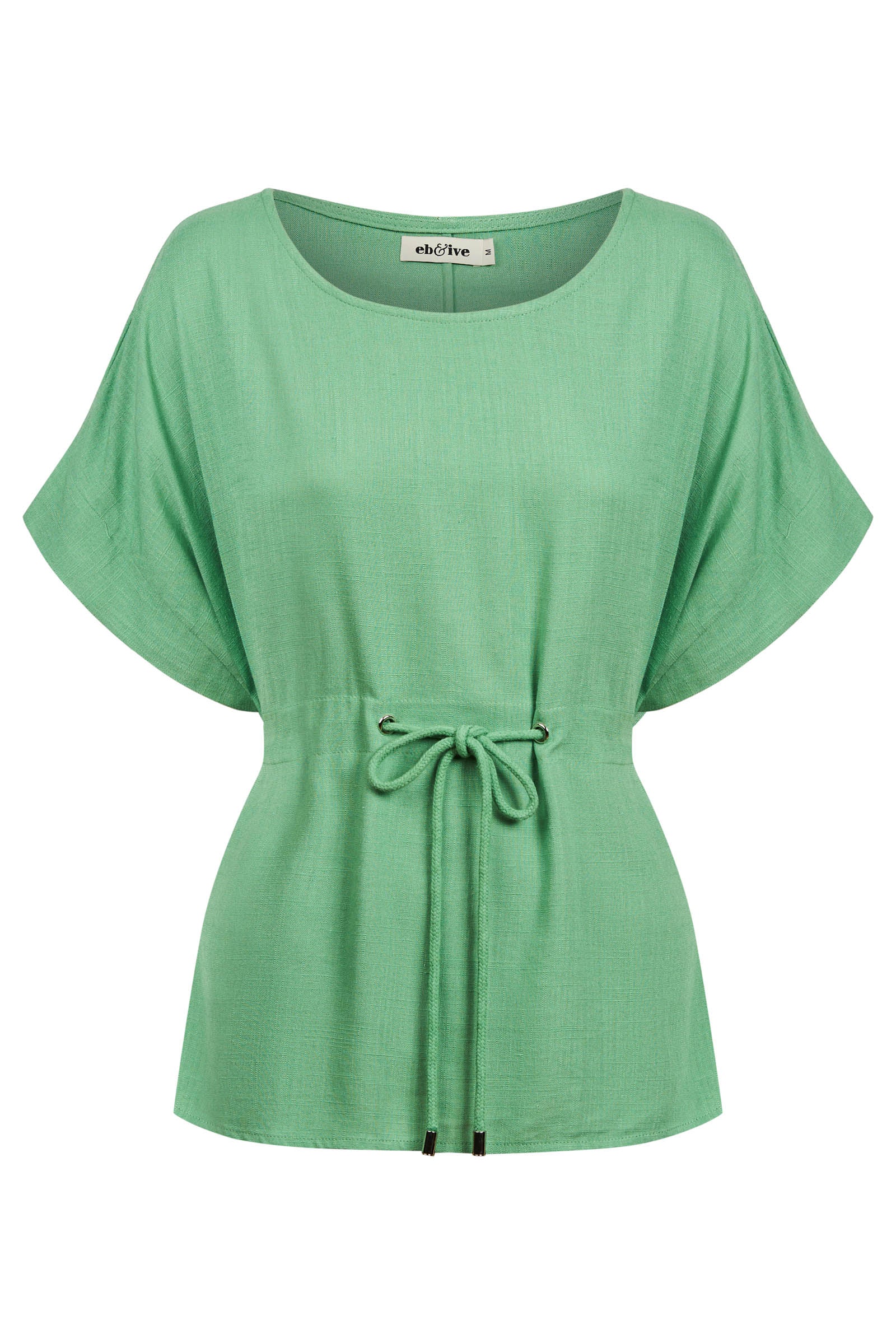 Alesia Rope Tie Top - Jade