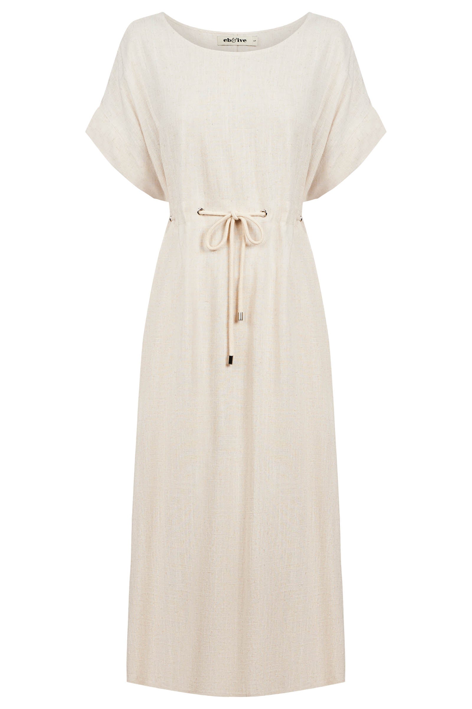Alesia Rope Tie Dress - Tusk