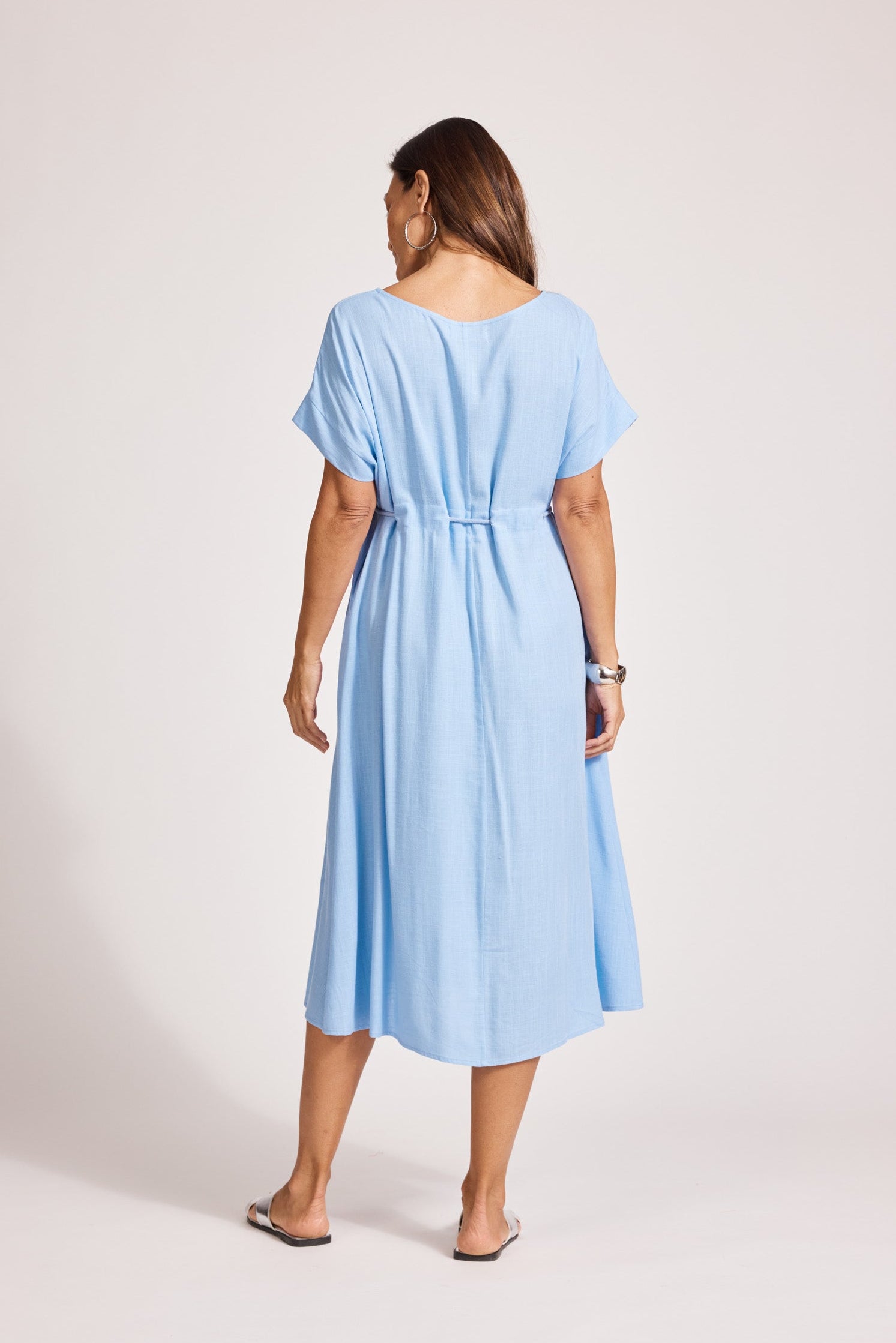Alesia Rope Tie Dress - Belize