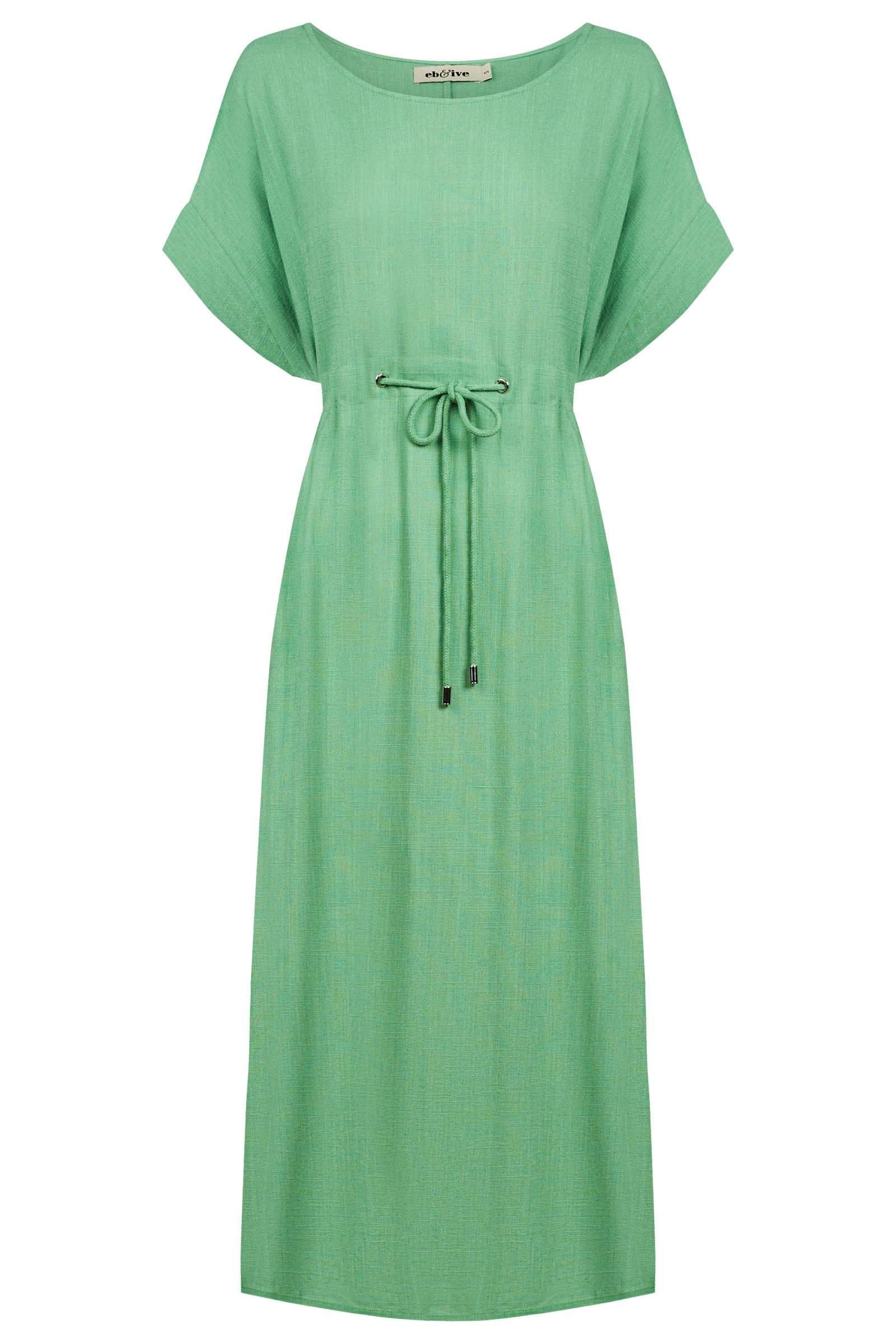 Alesia Rope Tie Dress - Jade