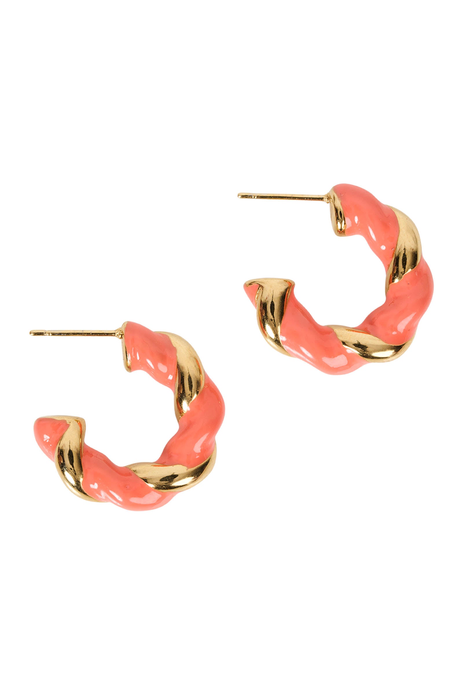 Treville Hoop Earring Coral - Main Image