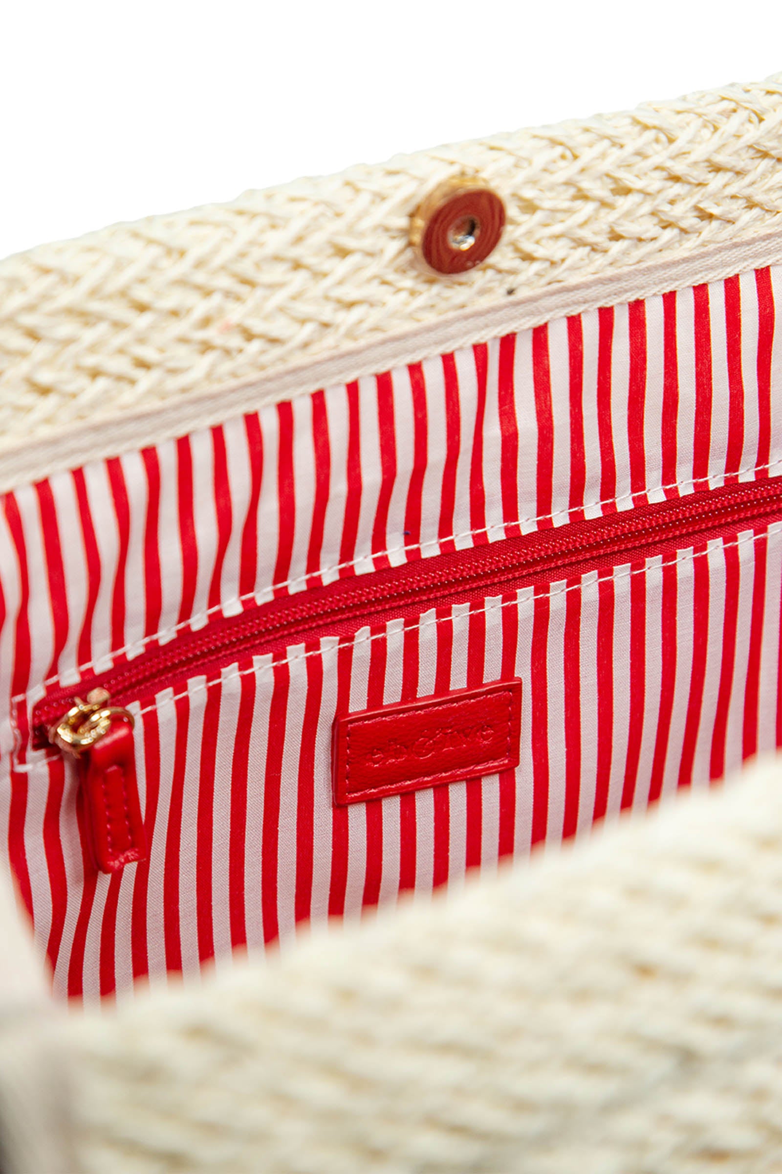 Artemis Shopper Bag - Red Stripe