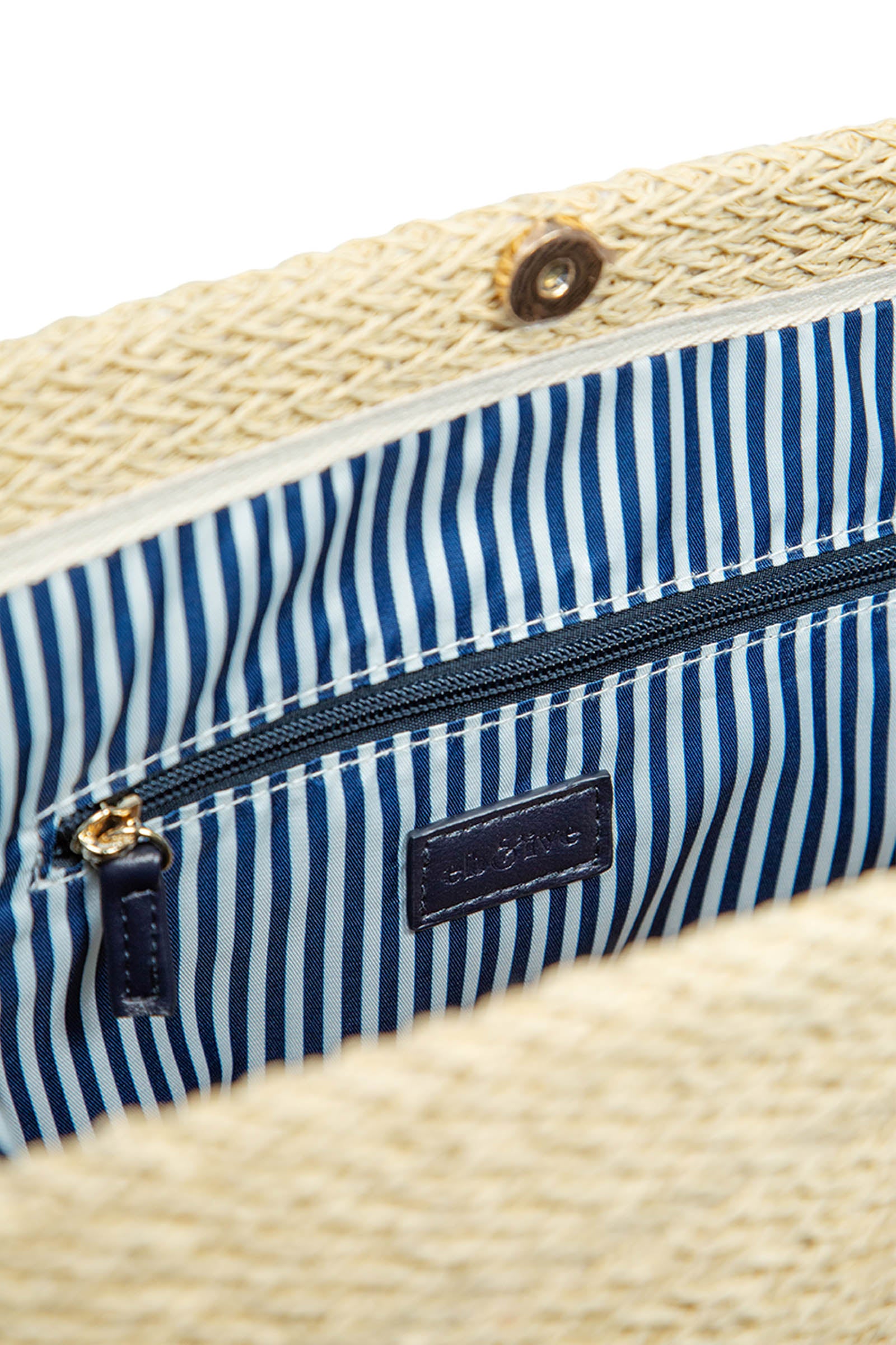 Artemis Shopper Bag - Indigo Stripe