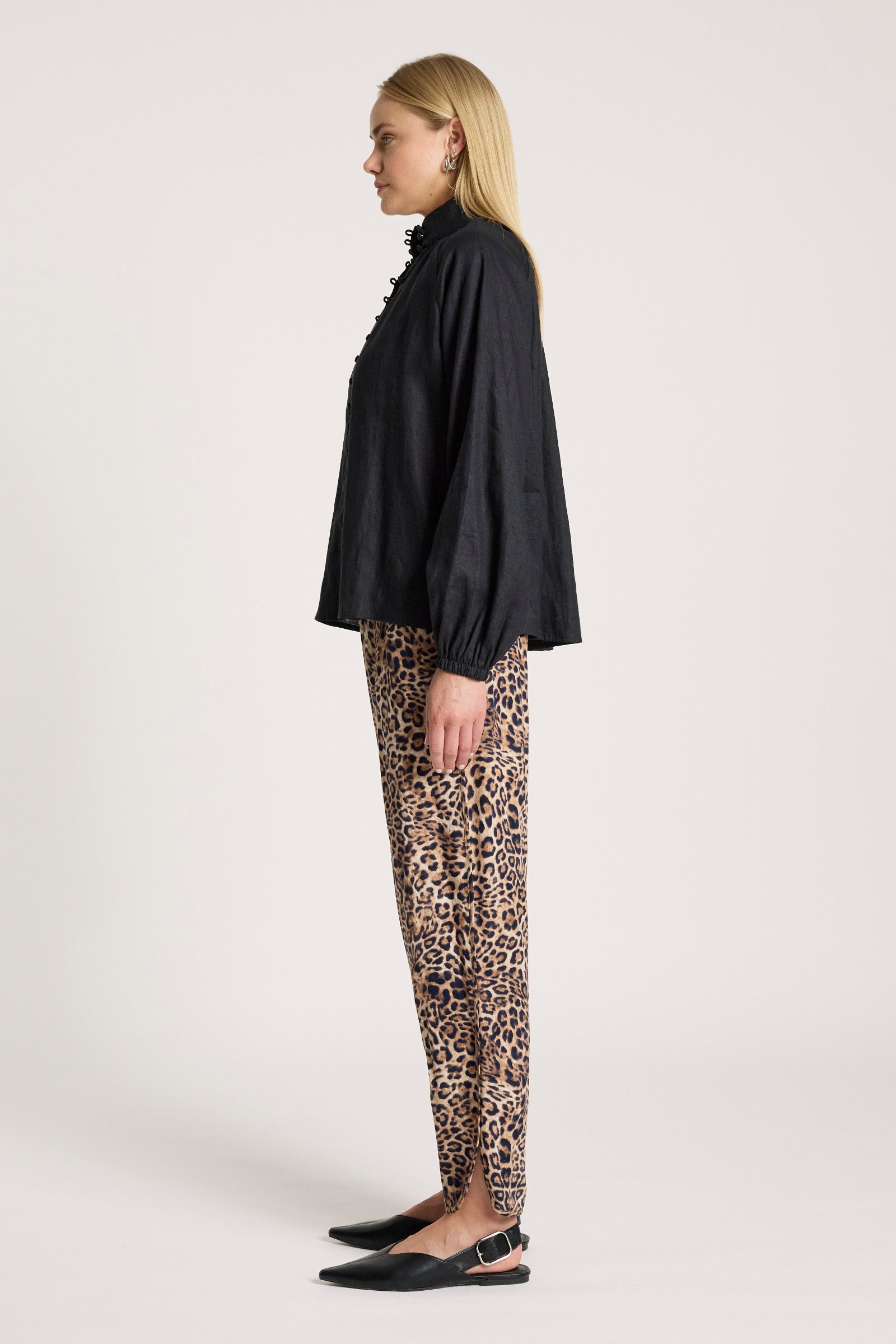 Bajau Button Shirt - Black