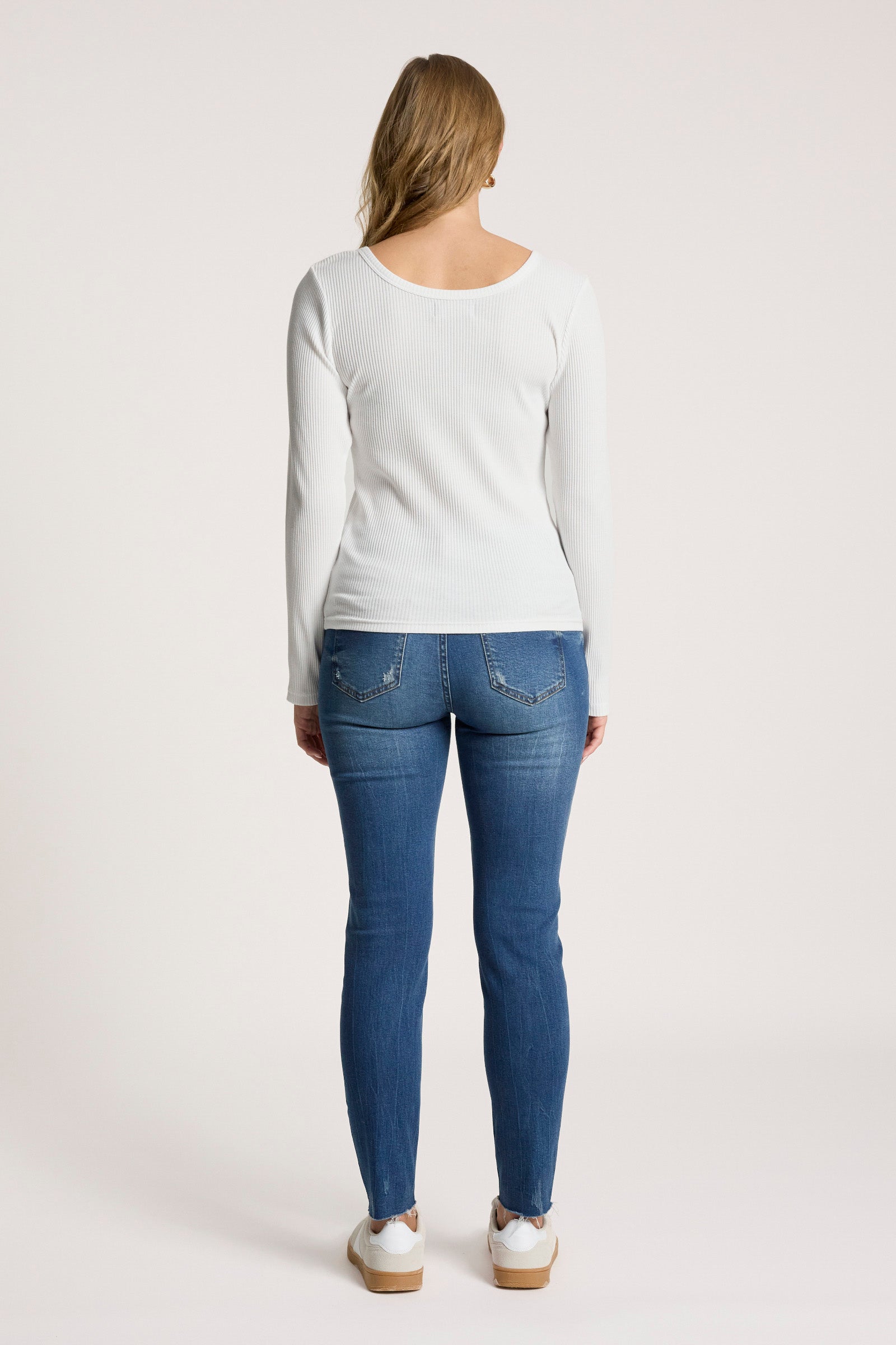 Plage Long Sleeve Tshirt - White