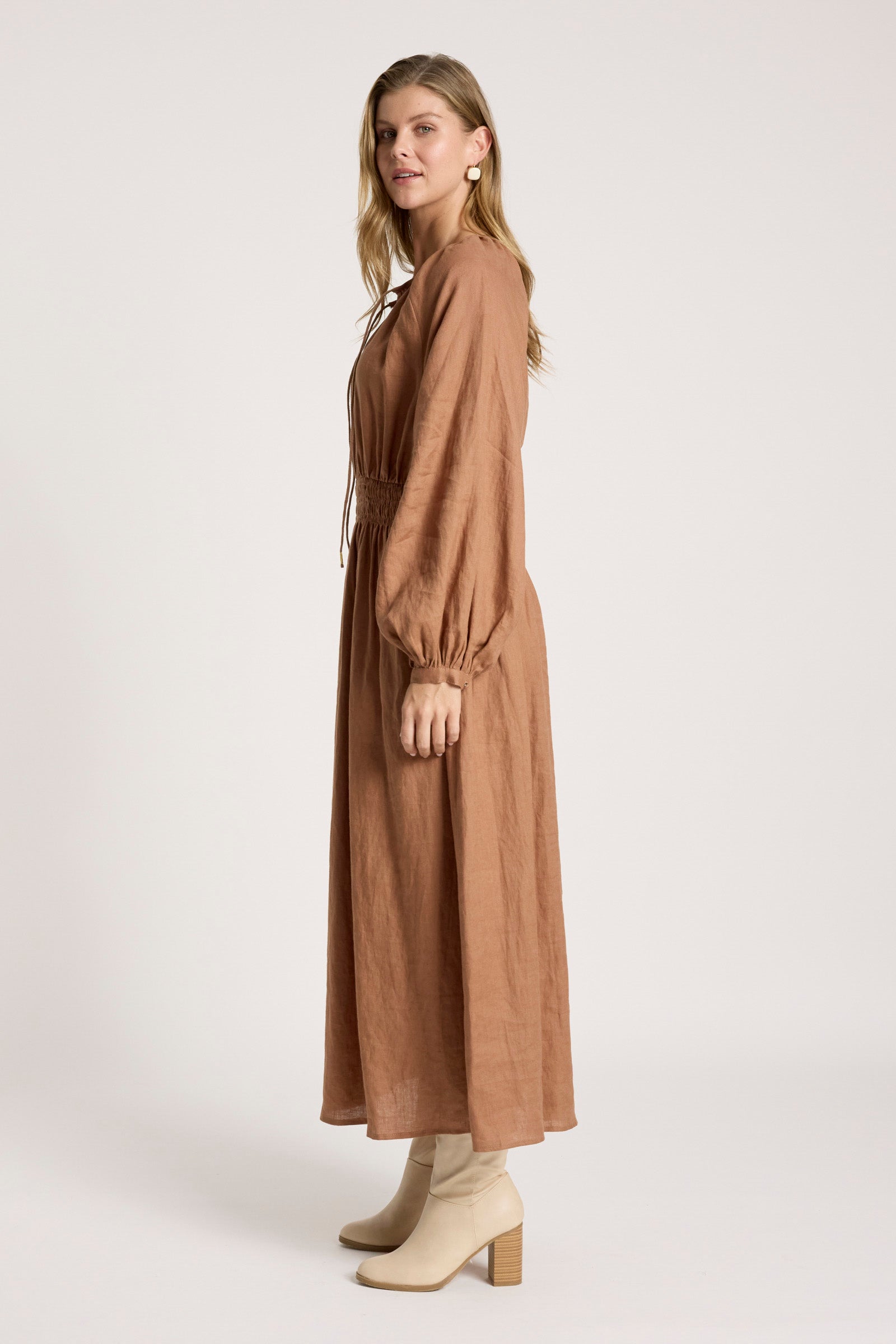 Bajau Maxi Dress - Clay