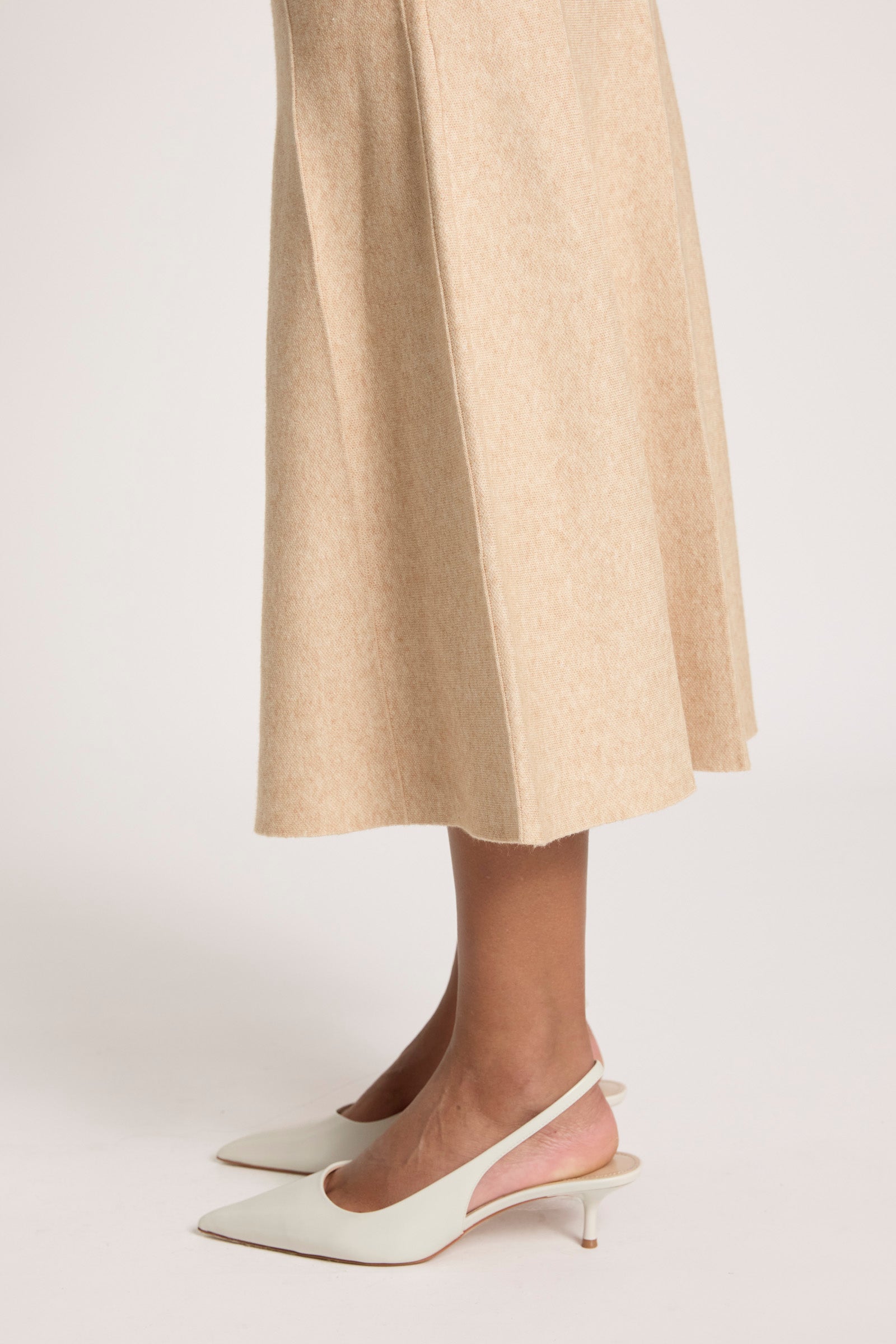 Zala Knit Skirt - Bisque