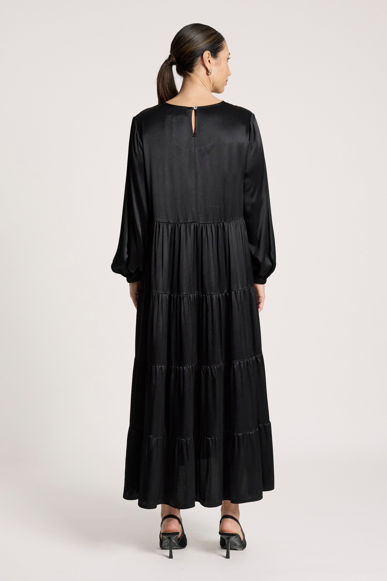 San Tiered Dress - Black