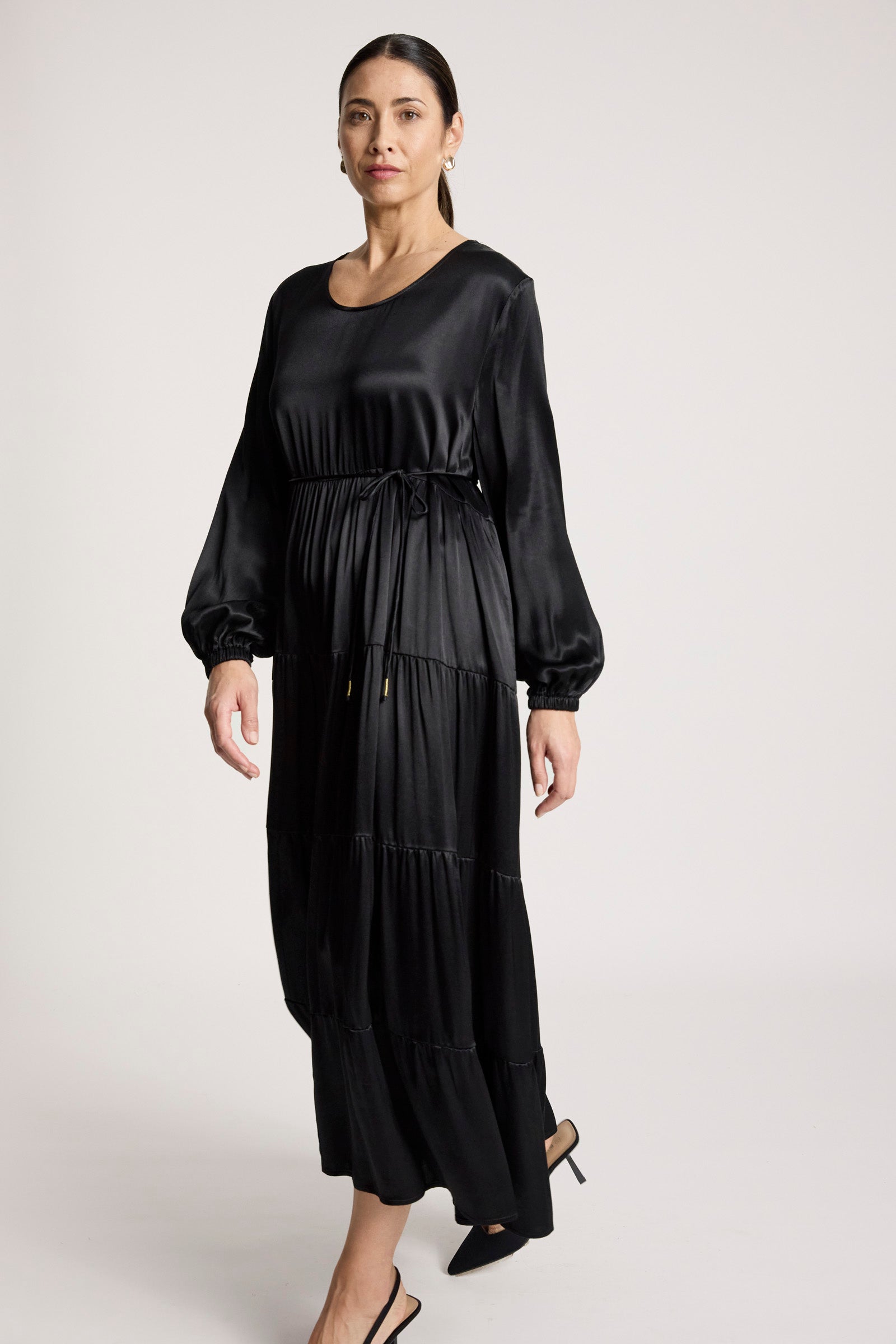 San Tiered Dress - Black