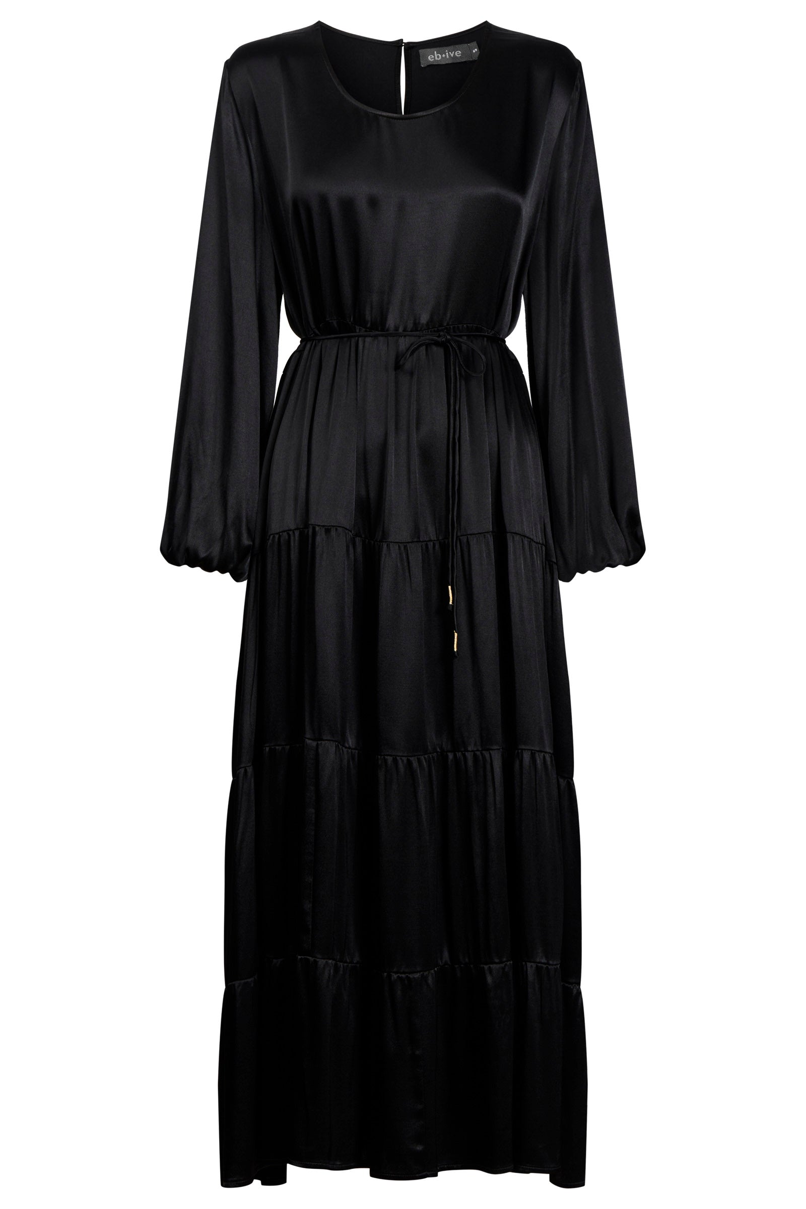 San Tiered Dress - Black