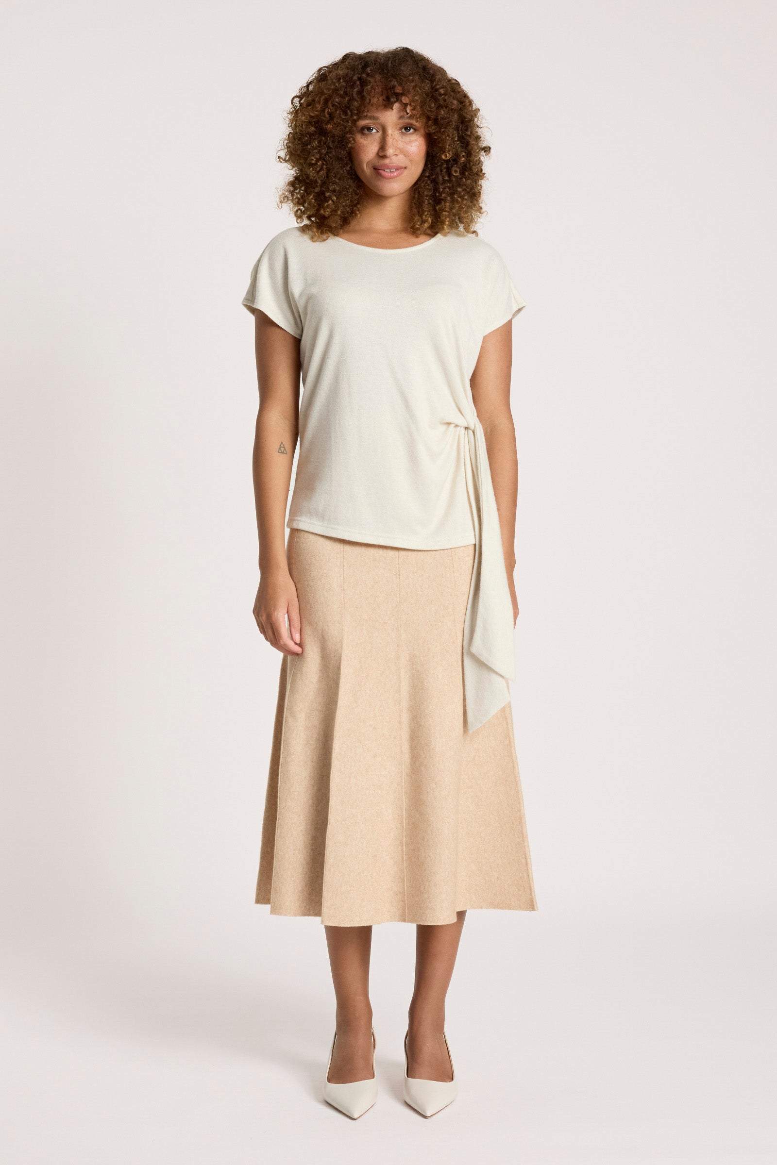 Aria Tie Top - Dune